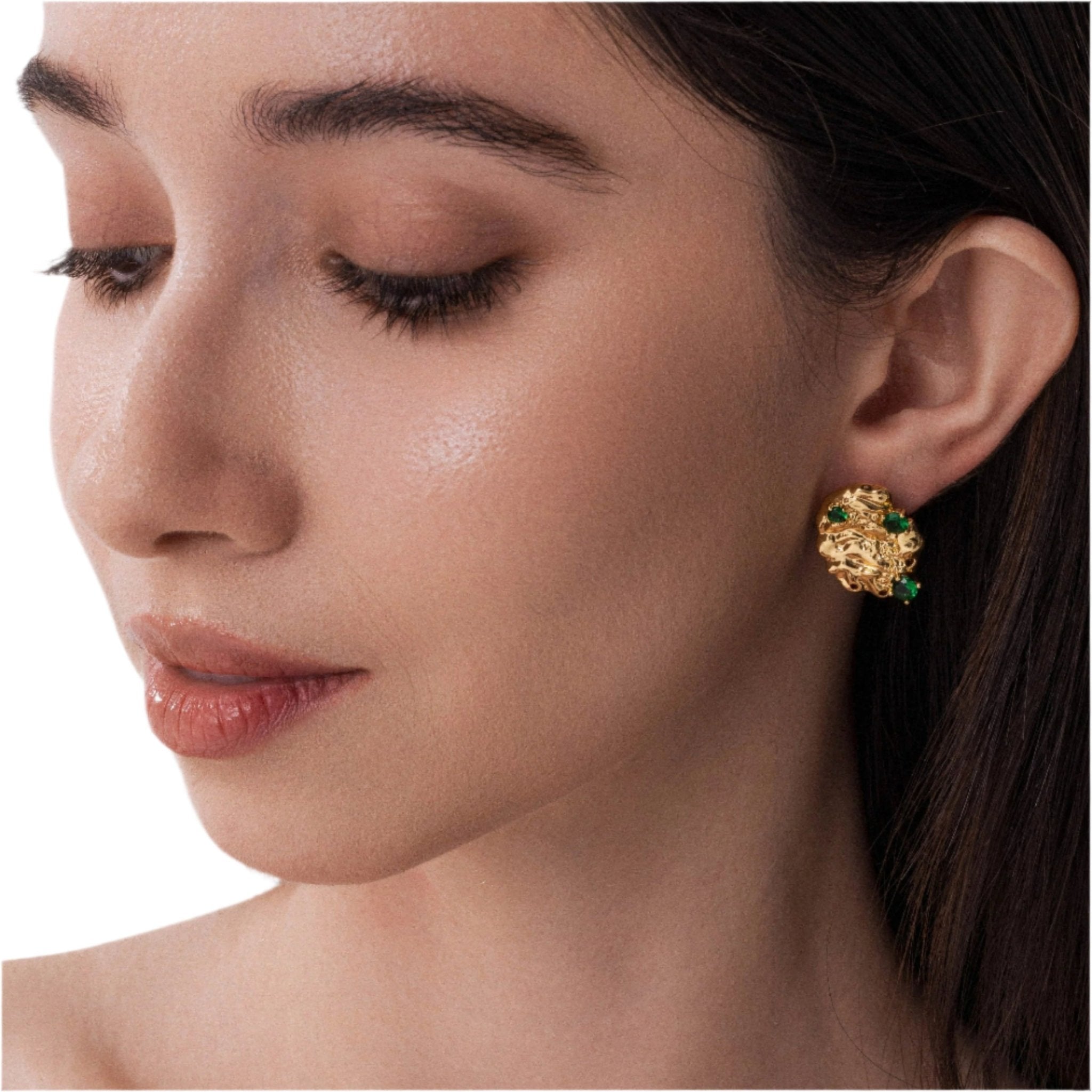 Lara & Ela | Starship Gold Earrings - Lara & Ela