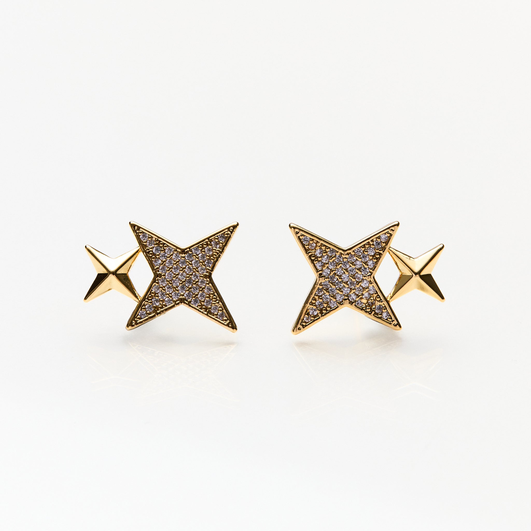 Lara & Ela I Superstar Gold Earrings - Lara & Ela