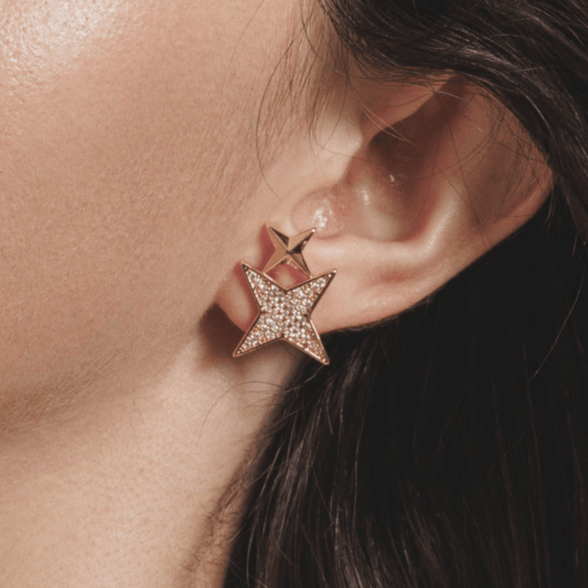 Lara & Ela I Superstar Gold Earrings - Lara & Ela