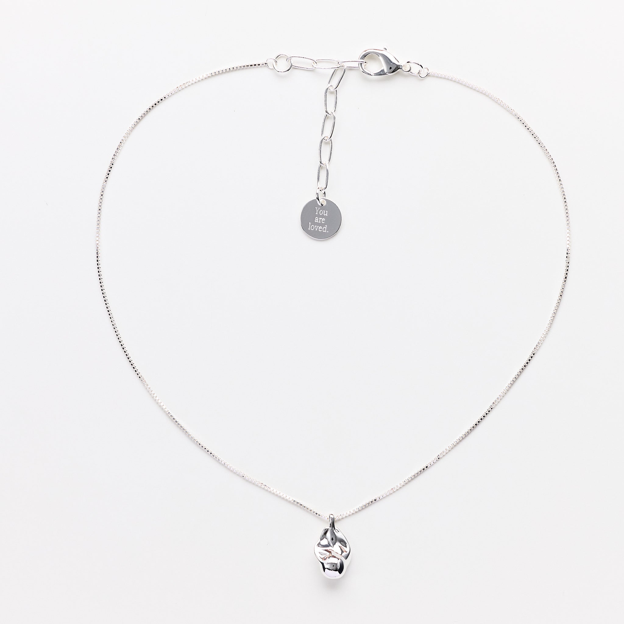 Lara & Ela | The Moon And New York City Silver Necklace - Lara & Ela