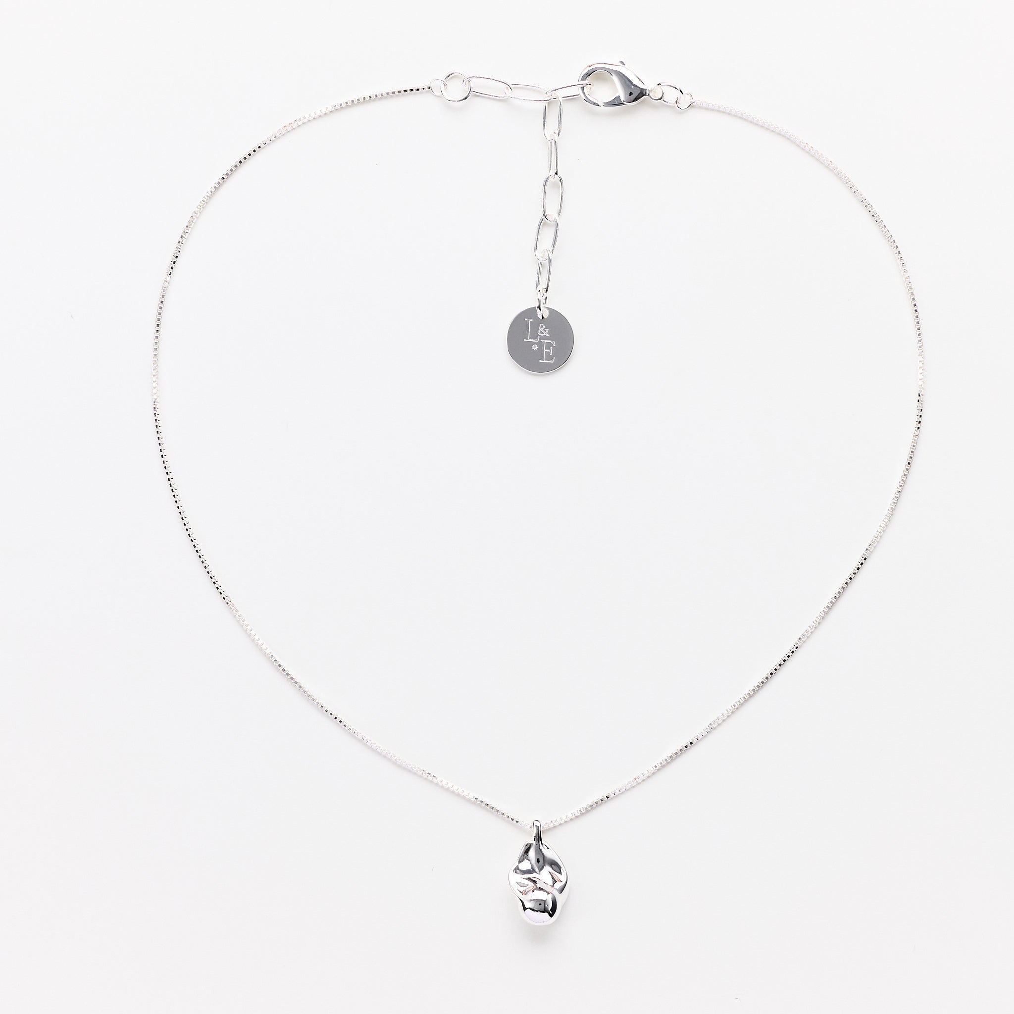Lara & Ela | The Moon And New York City Silver Necklace - Lara & Ela