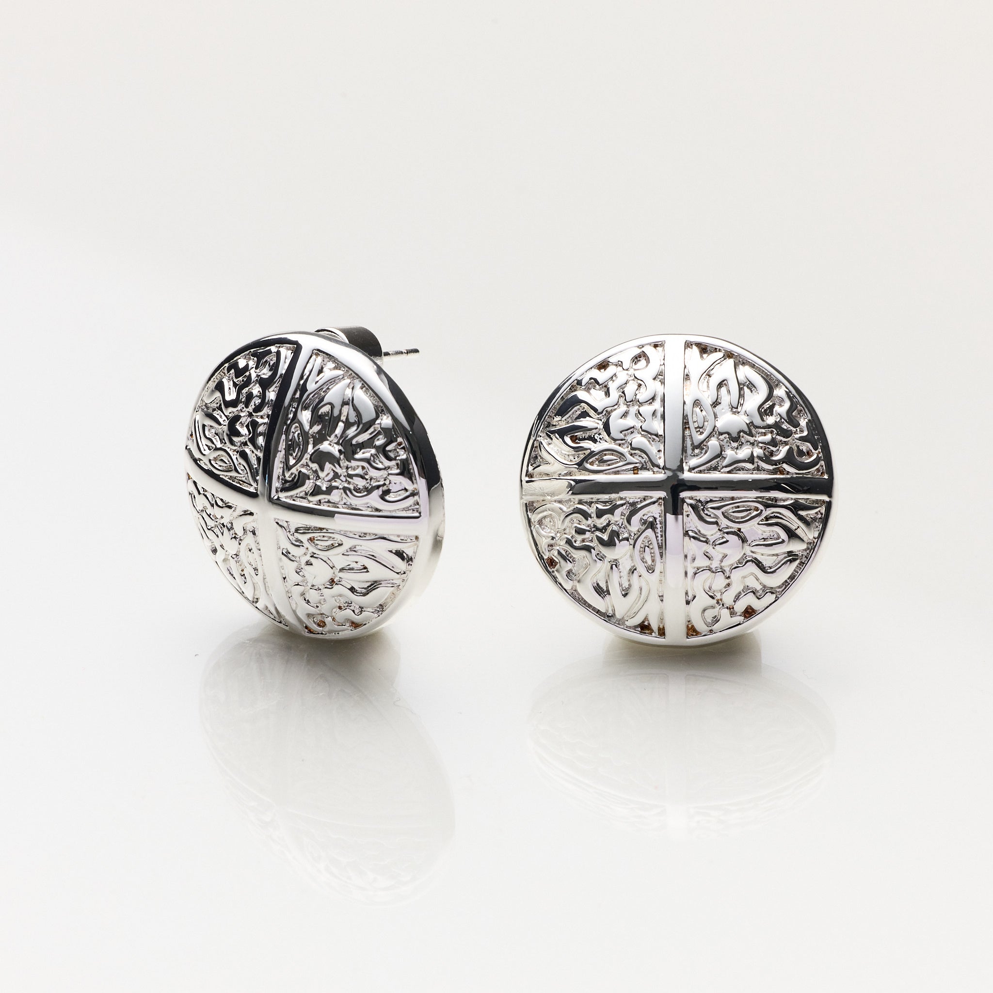 Lara & Ela | The Name of The Rose Silver Earrings - Lara & Ela