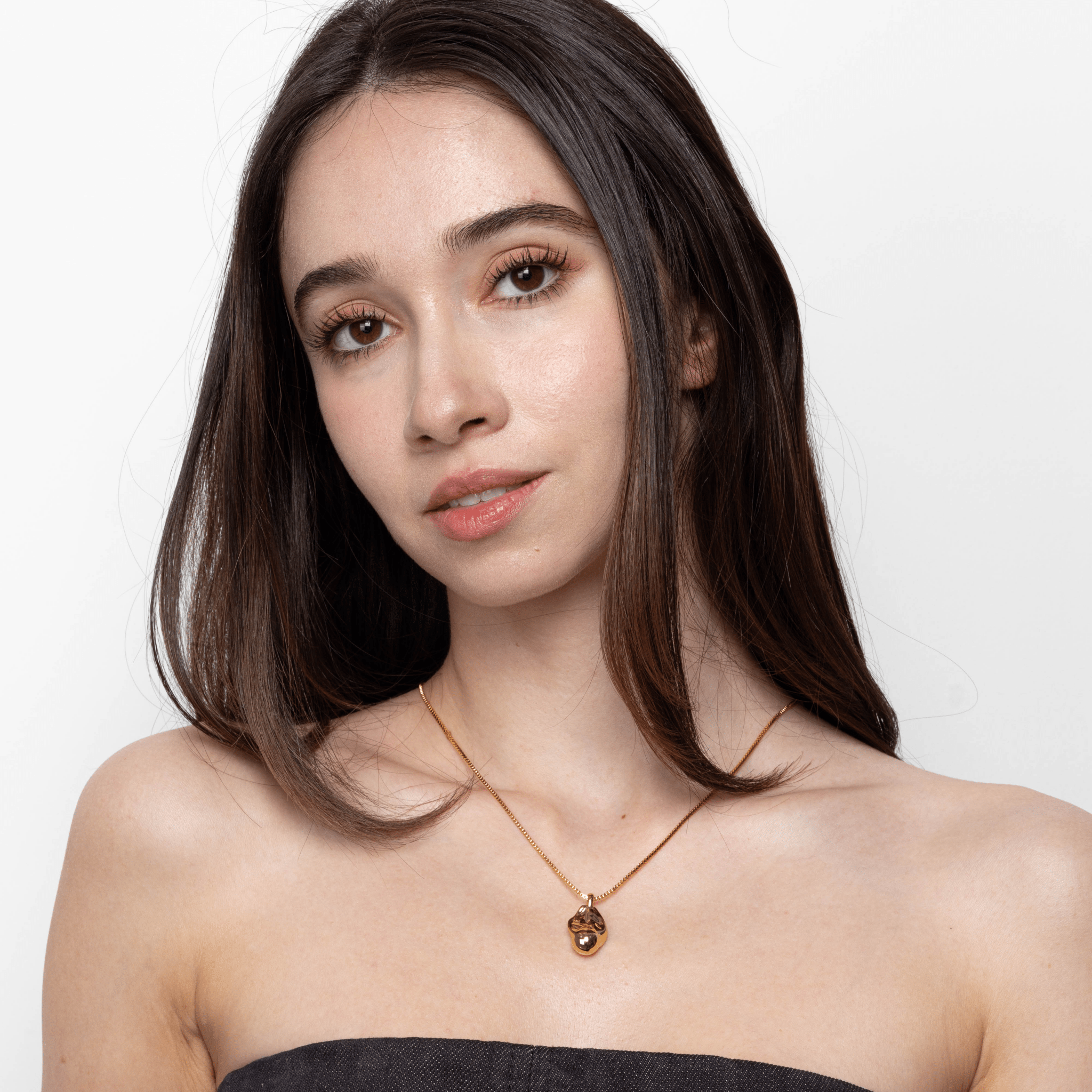 Lara & Ela | The Moon And New York City Gold Necklace - Lara & Ela