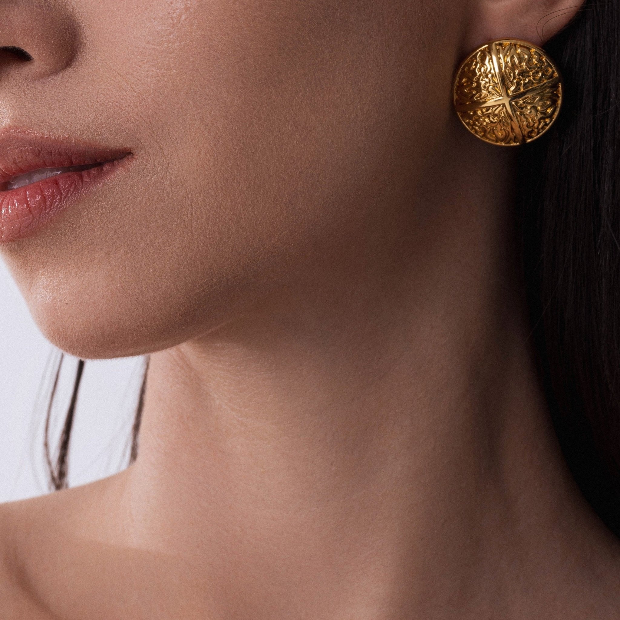 Lara & Ela | The Name of The Rose Gold Earrings - Lara & Ela