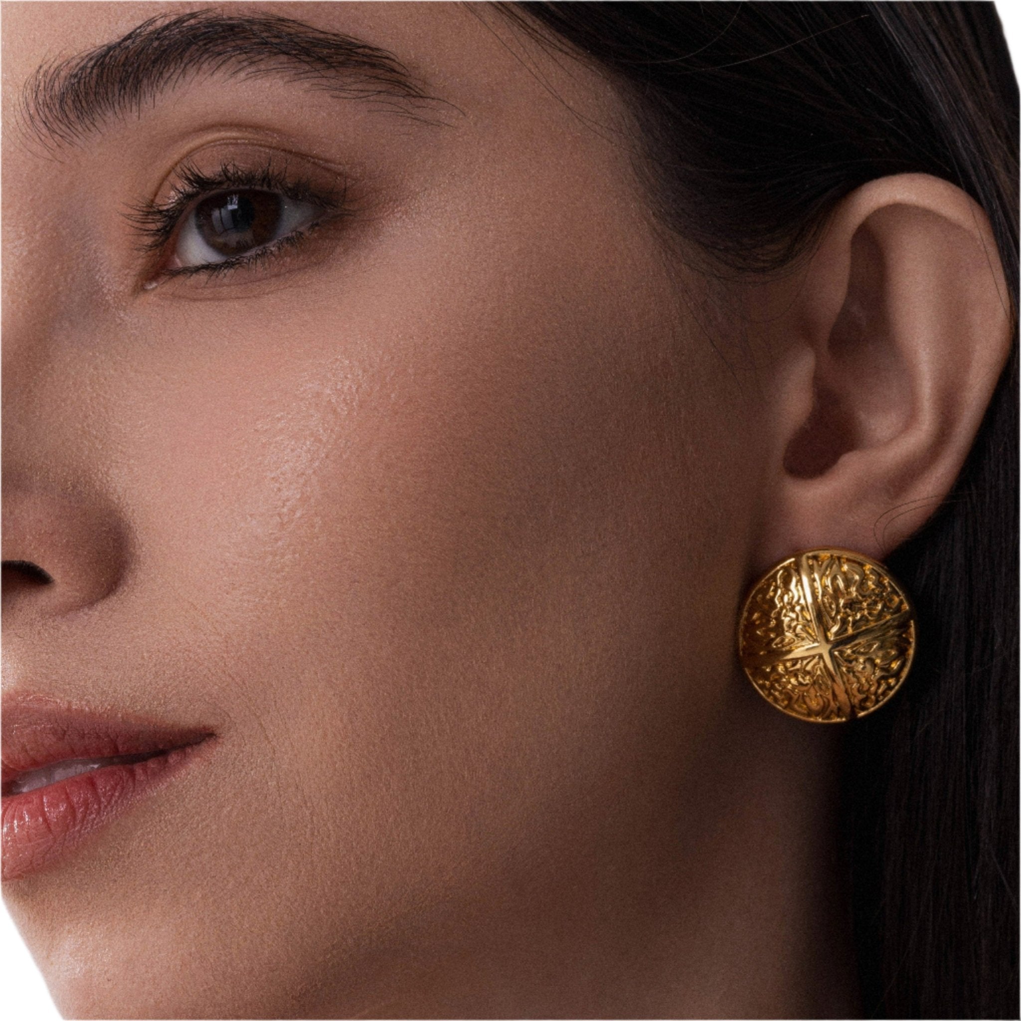 Lara & Ela | The Name of The Rose Gold Earrings - Lara & Ela