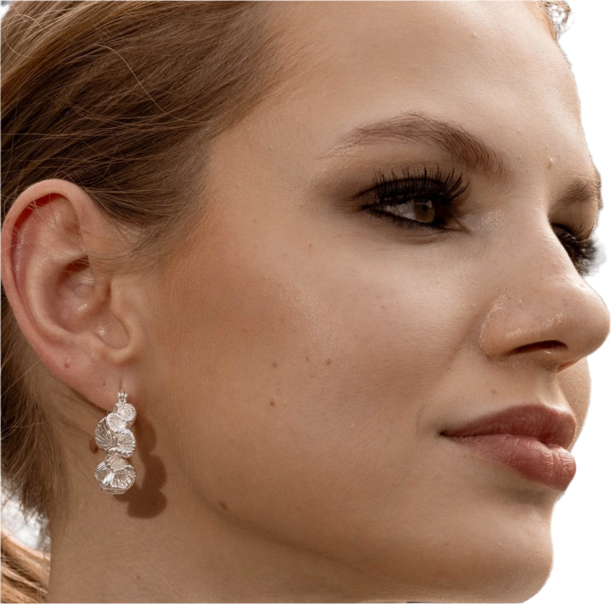 Lara & Ela | Vahbiz Silver Earrings - Lara & Ela