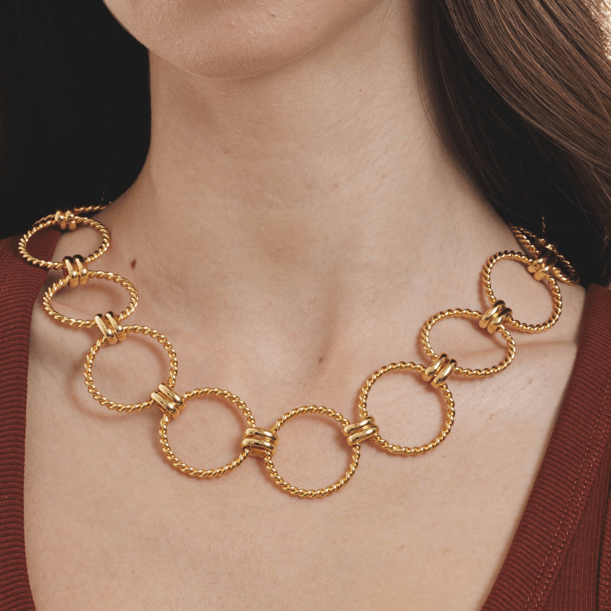 Lara & Ela | Vivien Gold Necklace - Lara & Ela
