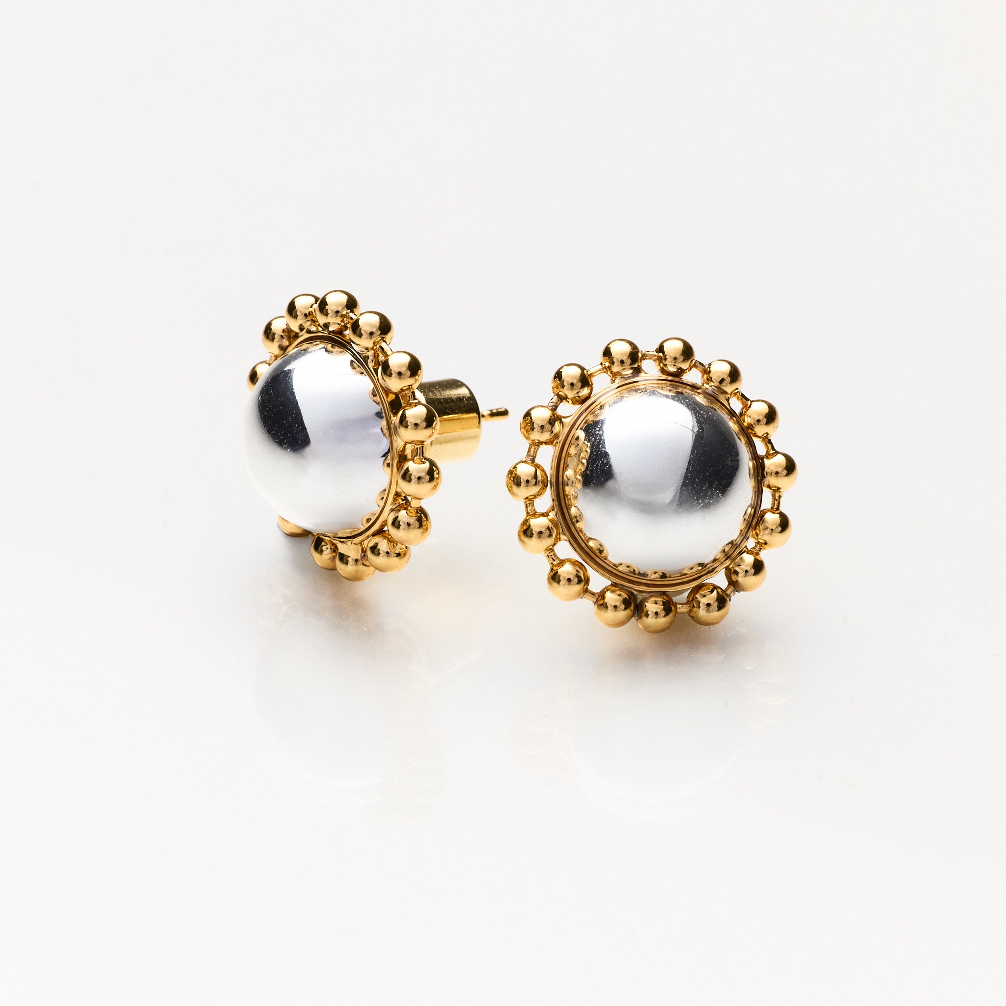 Lara & Ela I Walking On Sunshine Silver Earrings - Lara & Ela