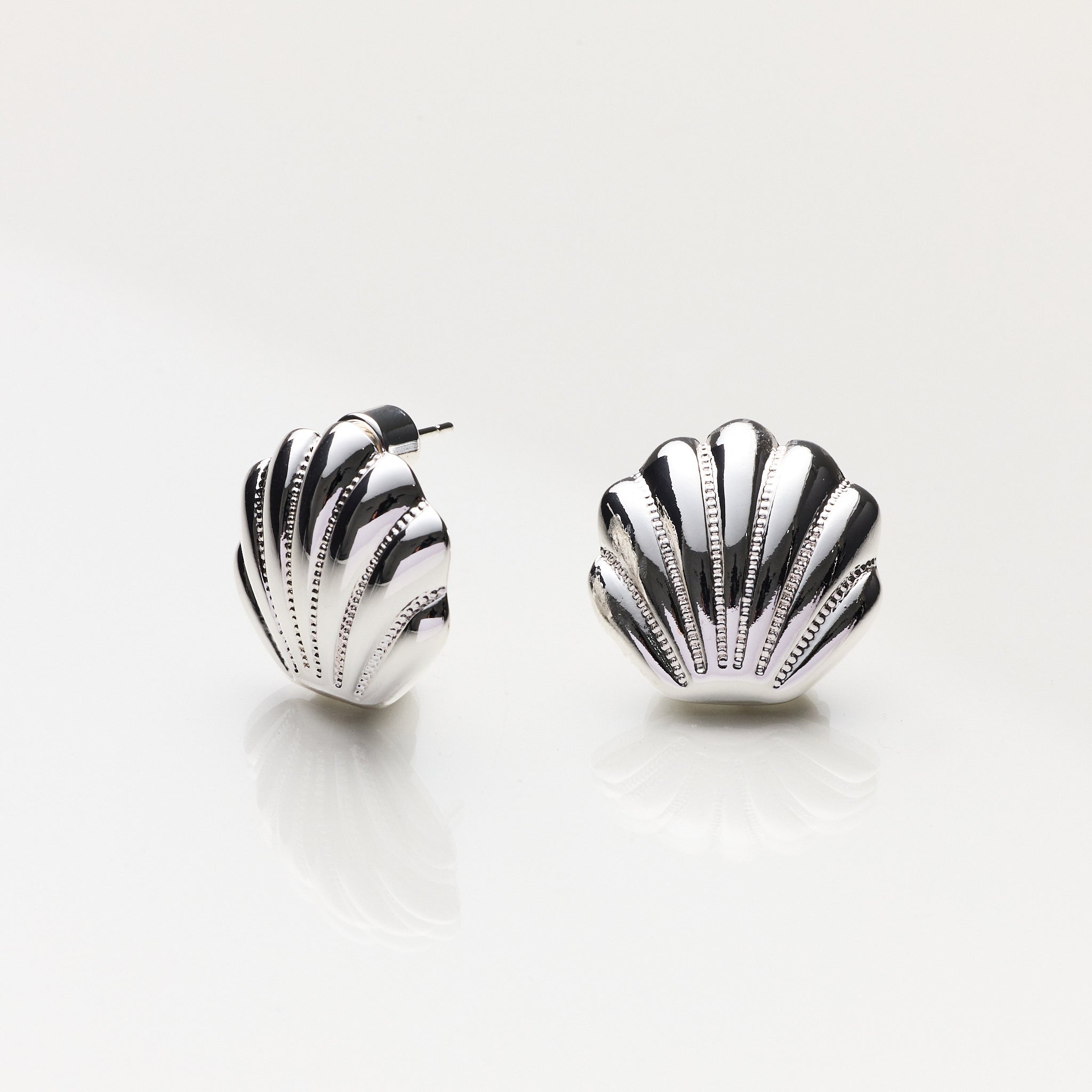Lara & Ela | Wave Whisperer Silver Earrings - Lara & Ela