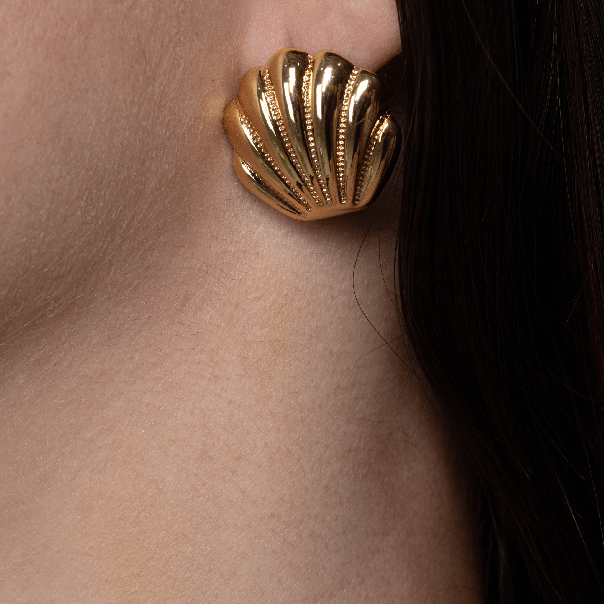 Lara & Ela | Wave Whisperer Gold Earrings - Lara & Ela