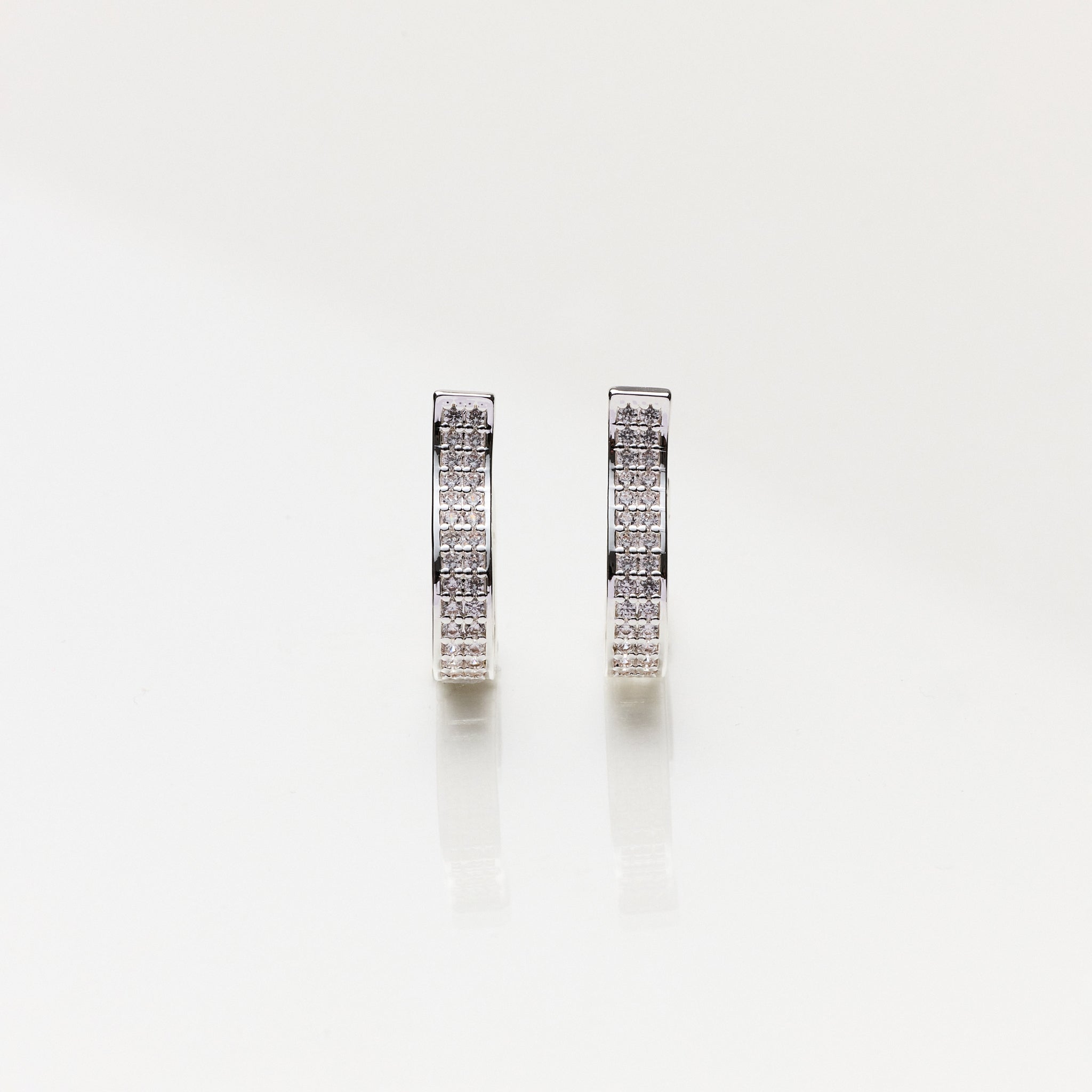 Lara & Ela | We Are Golden Silver Earrings - Lara & Ela