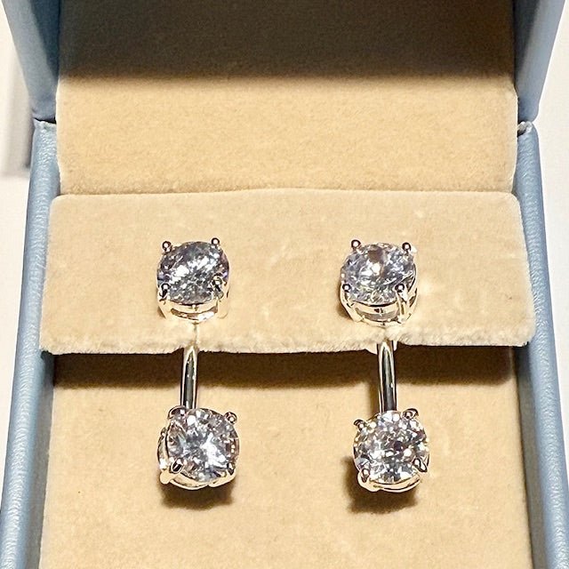 Lara & Ela | What's In A Name Silver Earrings - Lara & Ela