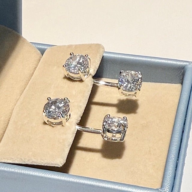Lara & Ela | What's In A Name Silver Earrings - Lara & Ela