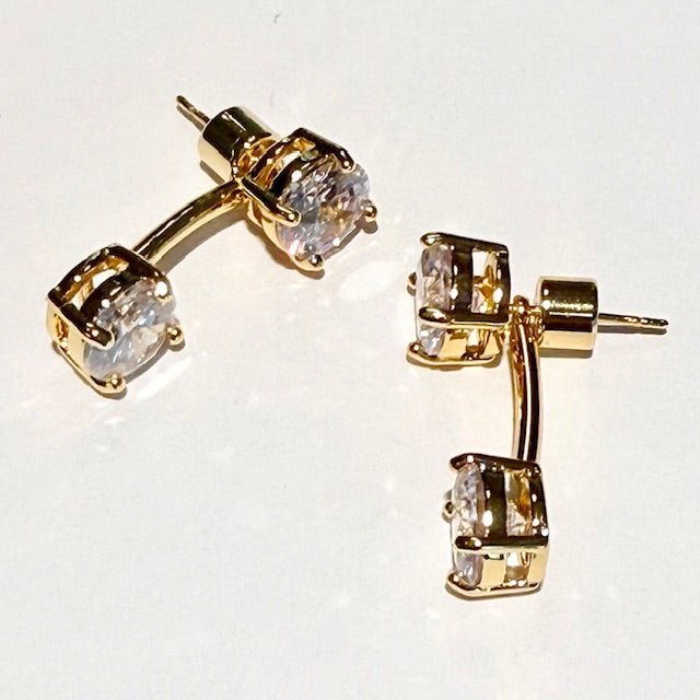 Lara & Ela | What's In A Name Gold Earrings - Lara & Ela