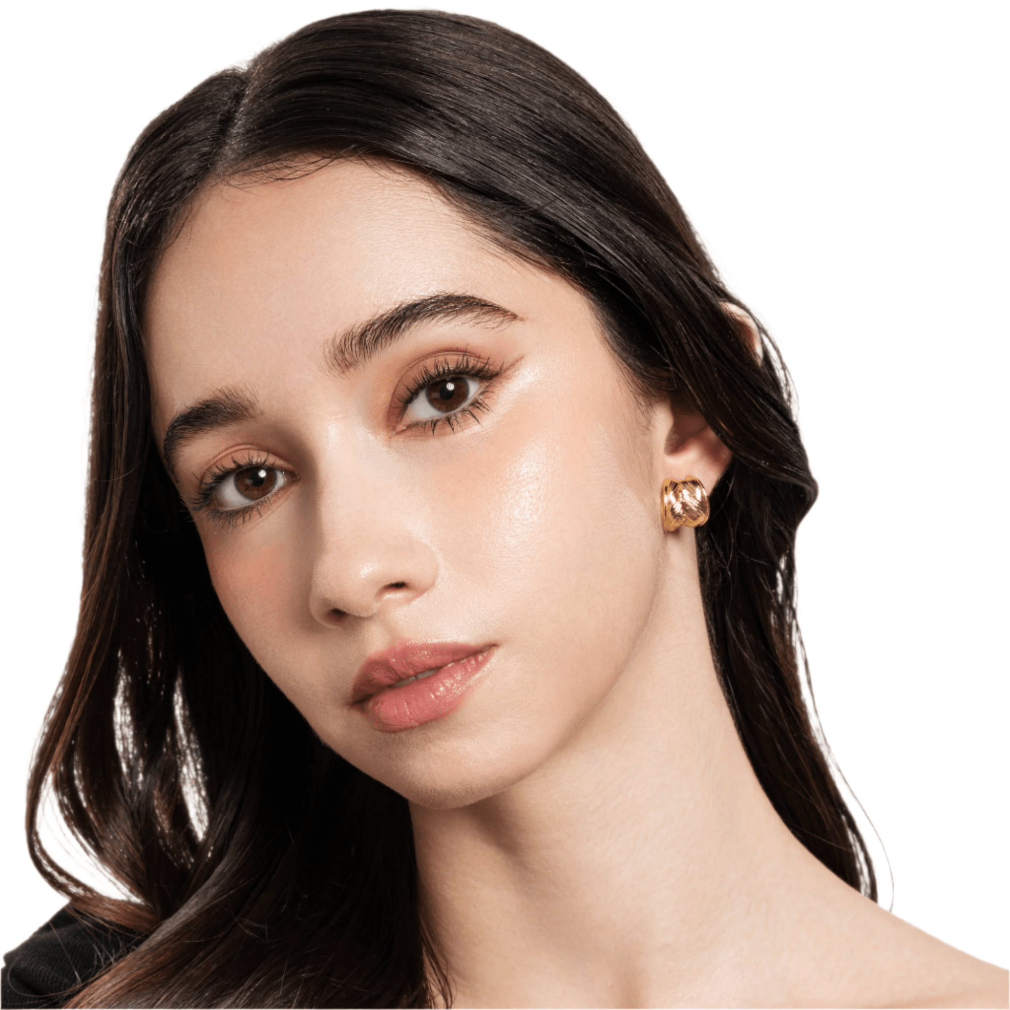 Lara & Ela | Where Angels Fear To Tread Gold Earrings - Lara & Ela