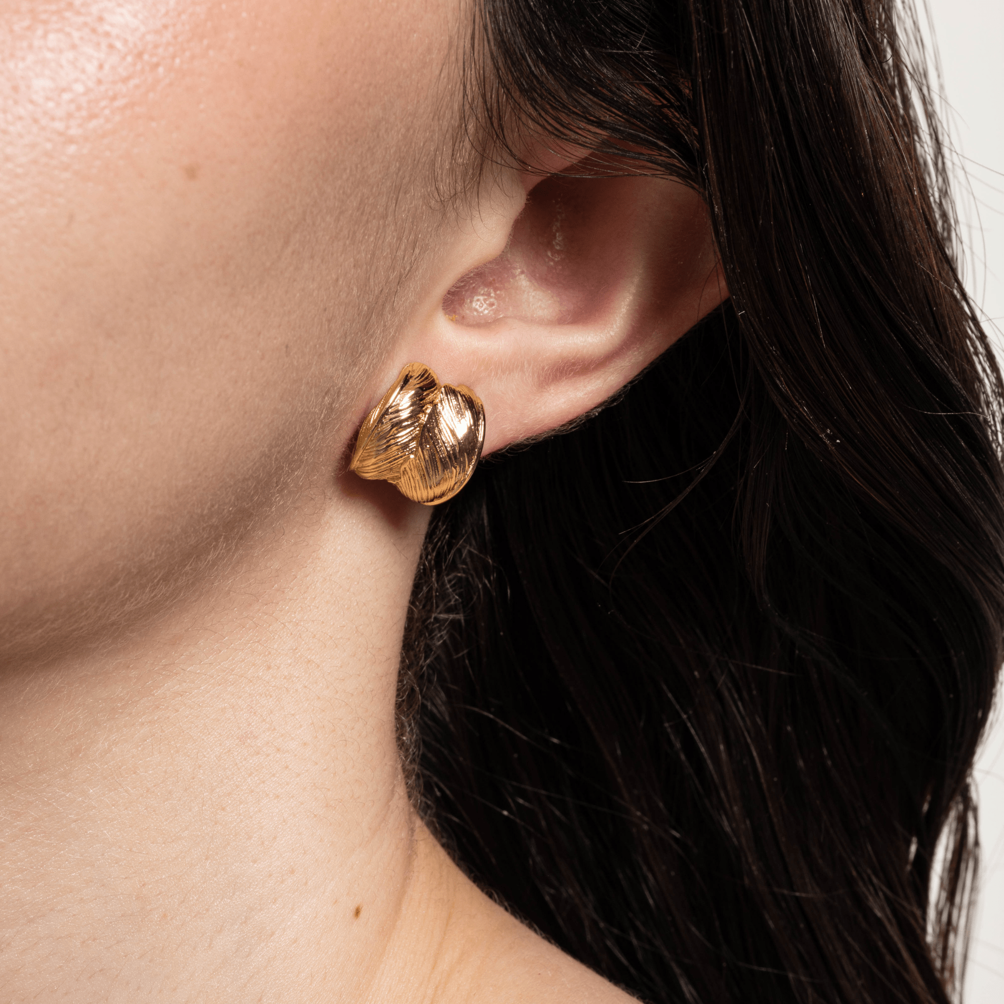 Lara & Ela | Where Angels Fear To Tread Gold Earrings - Lara & Ela