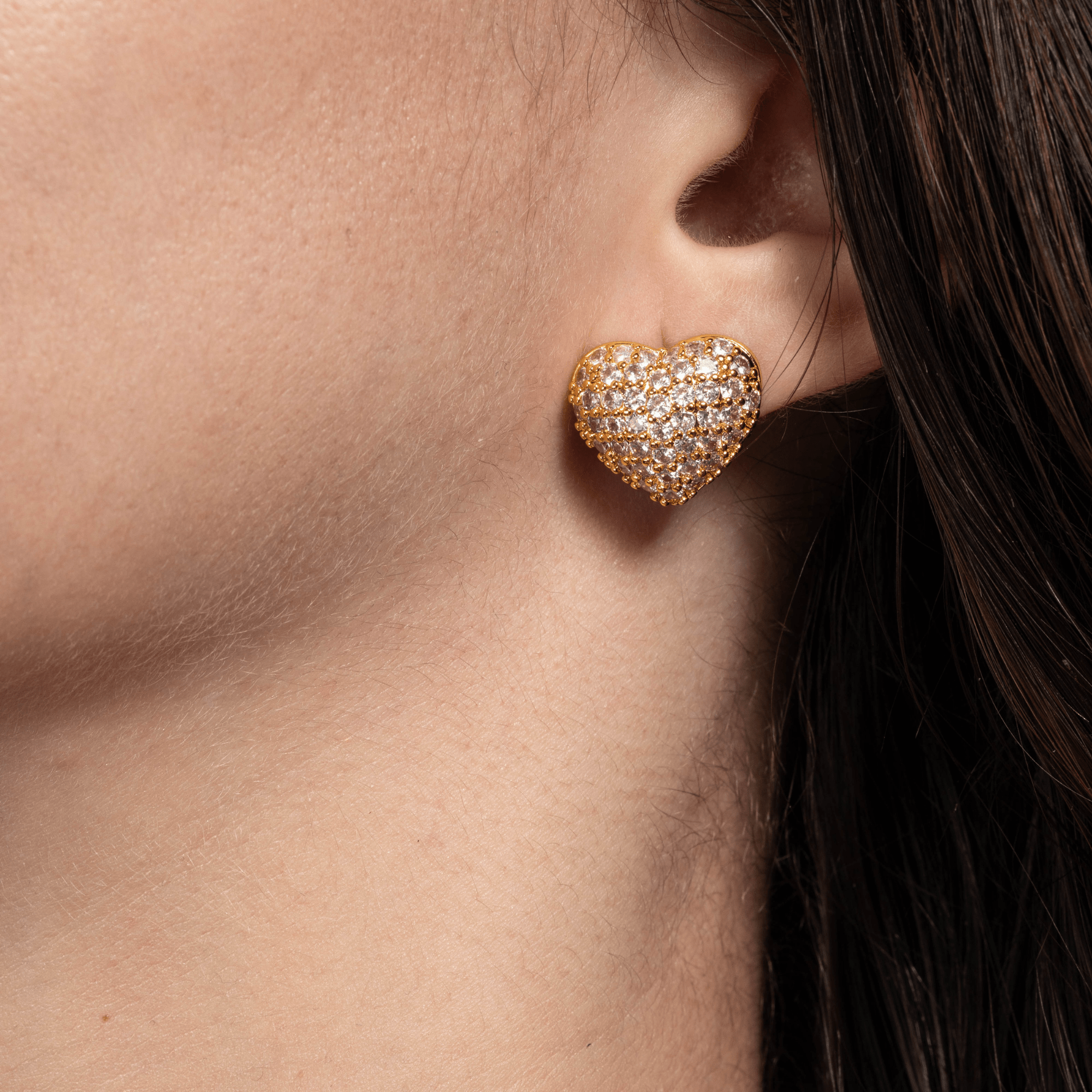 Lara & Ela | Winter Holiday Gold Earrings - Lara & Ela