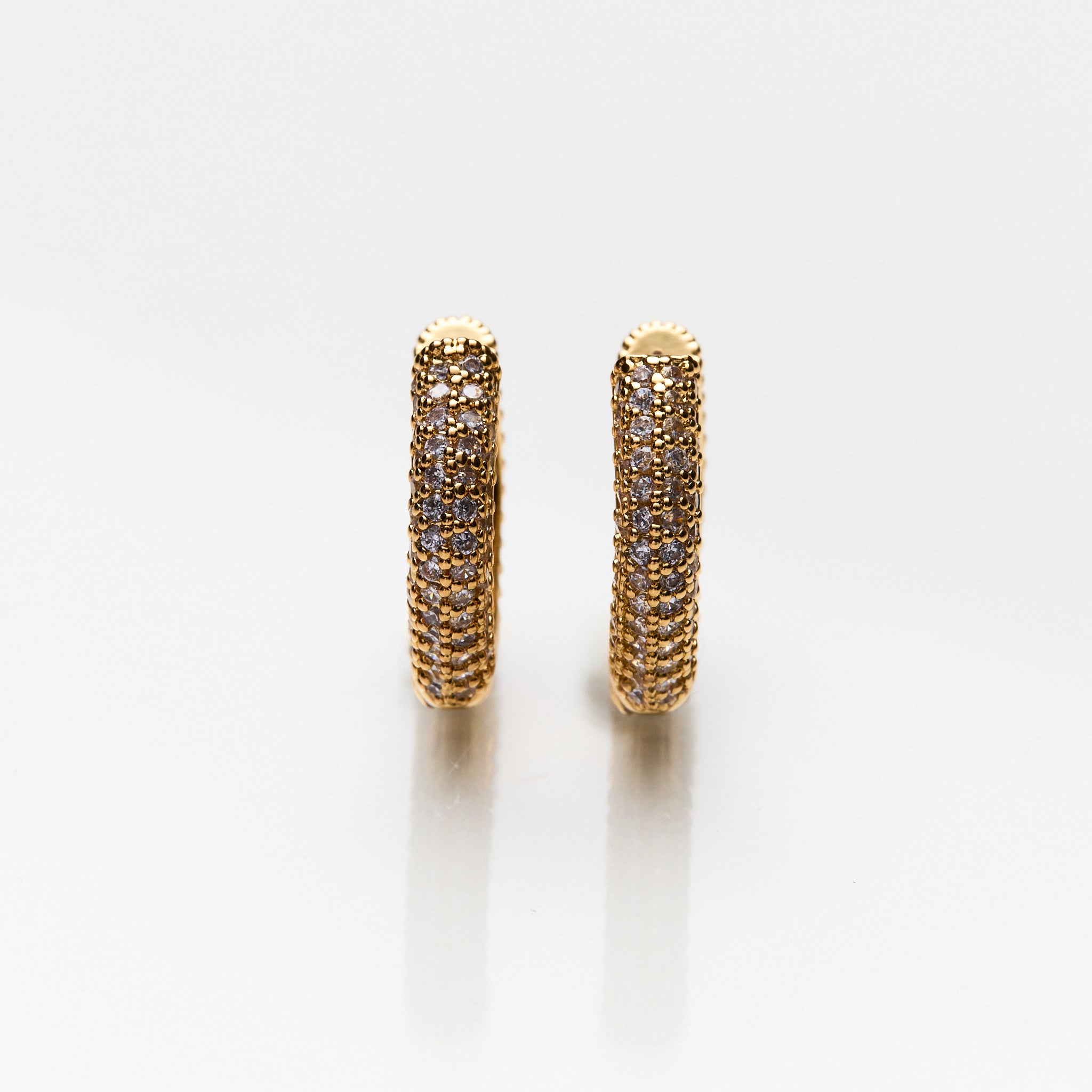 Lara & Ela I You Make Me Feel Brand New Gold Earrings - Lara & Ela