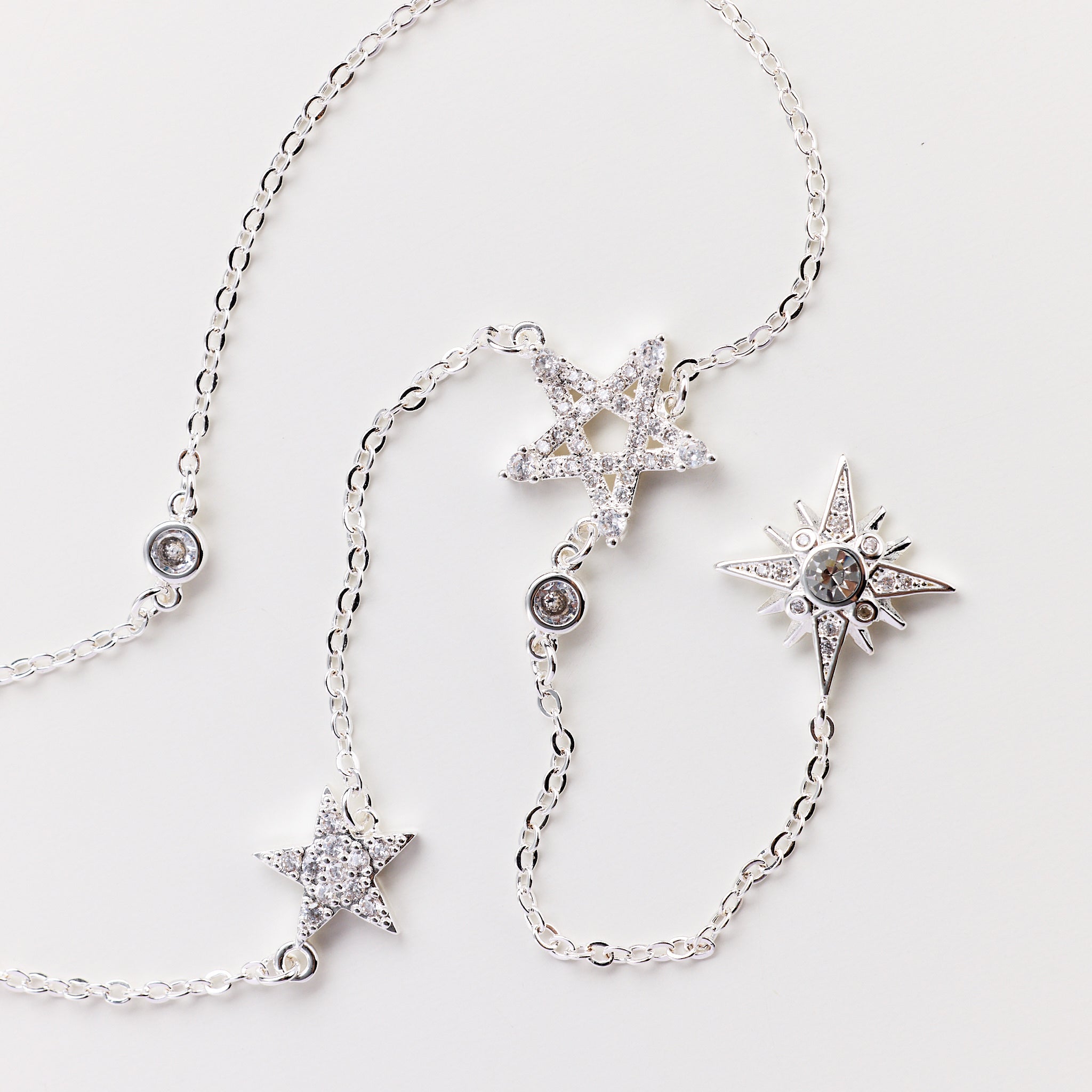 Lara & Ela | You Make My Dreams Come True Silver Necklace - Lara & Ela