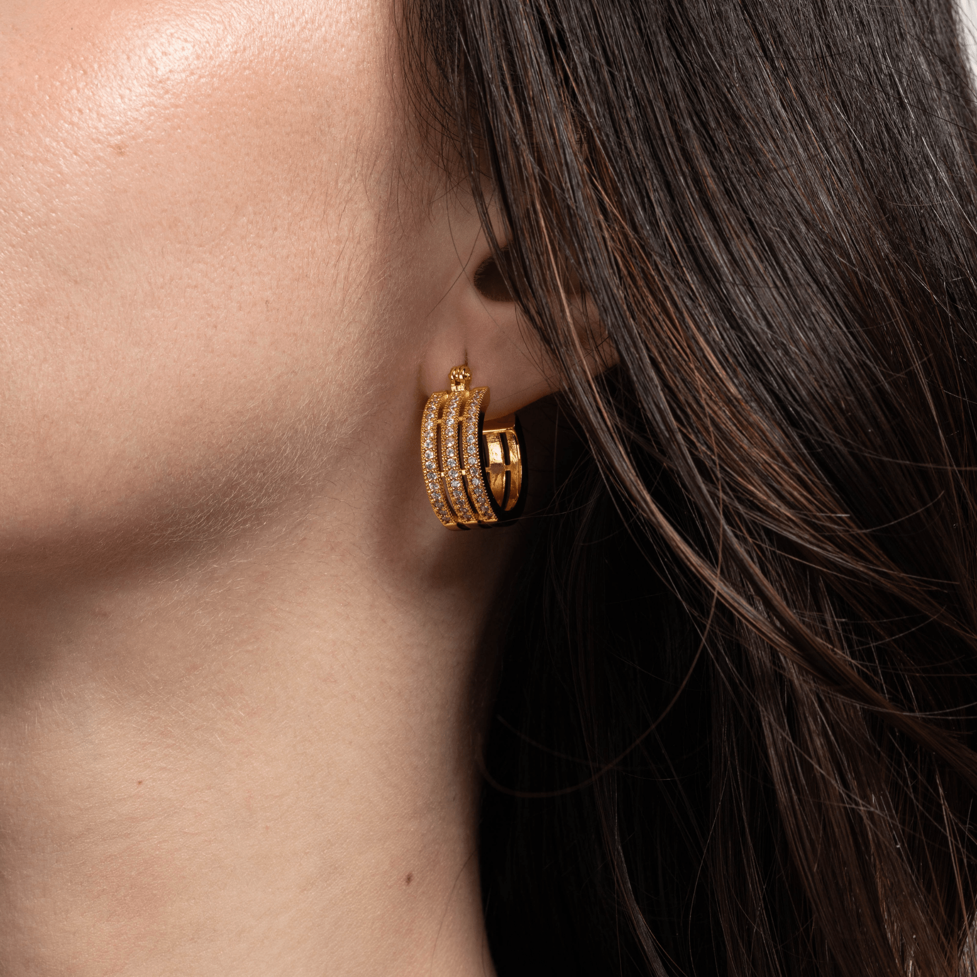 Lara & Ela | You Can Do Magic Gold Earrings - Lara & Ela