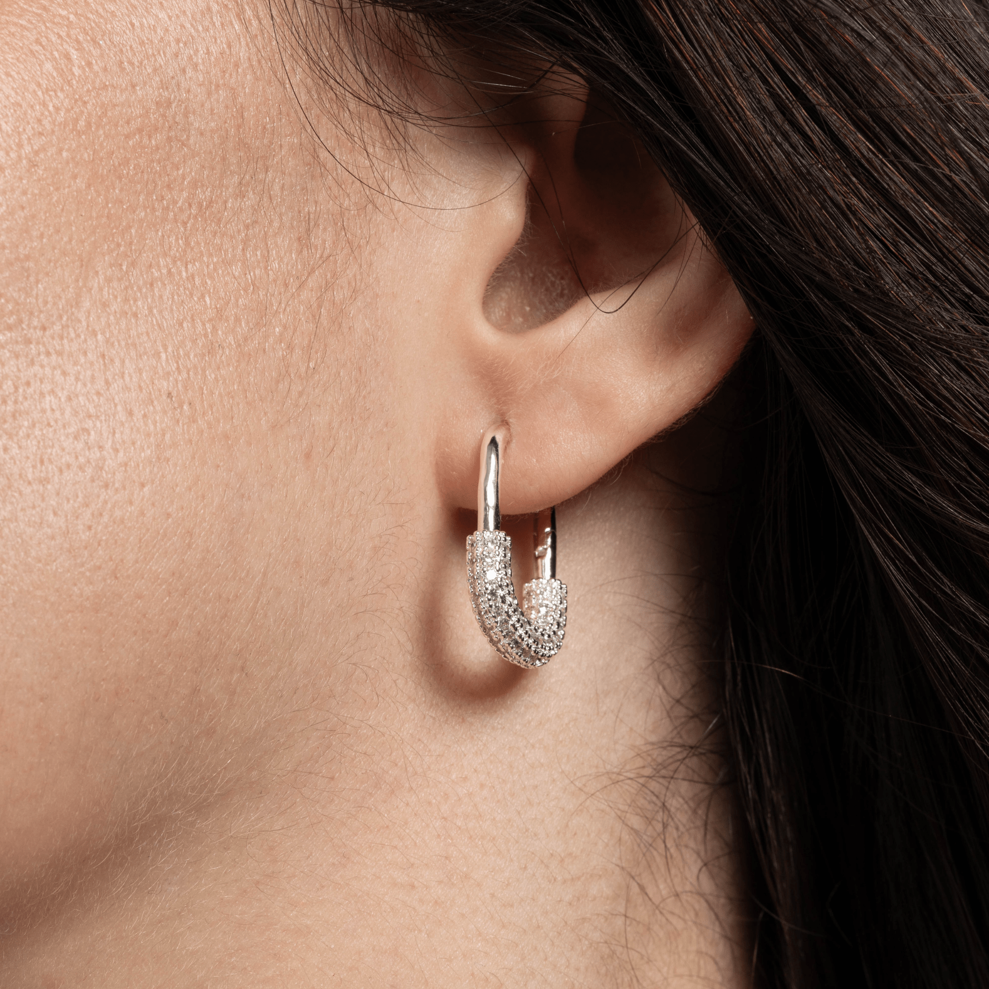 Lara & Ela | You Rock Silver Earrings - Lara & Ela