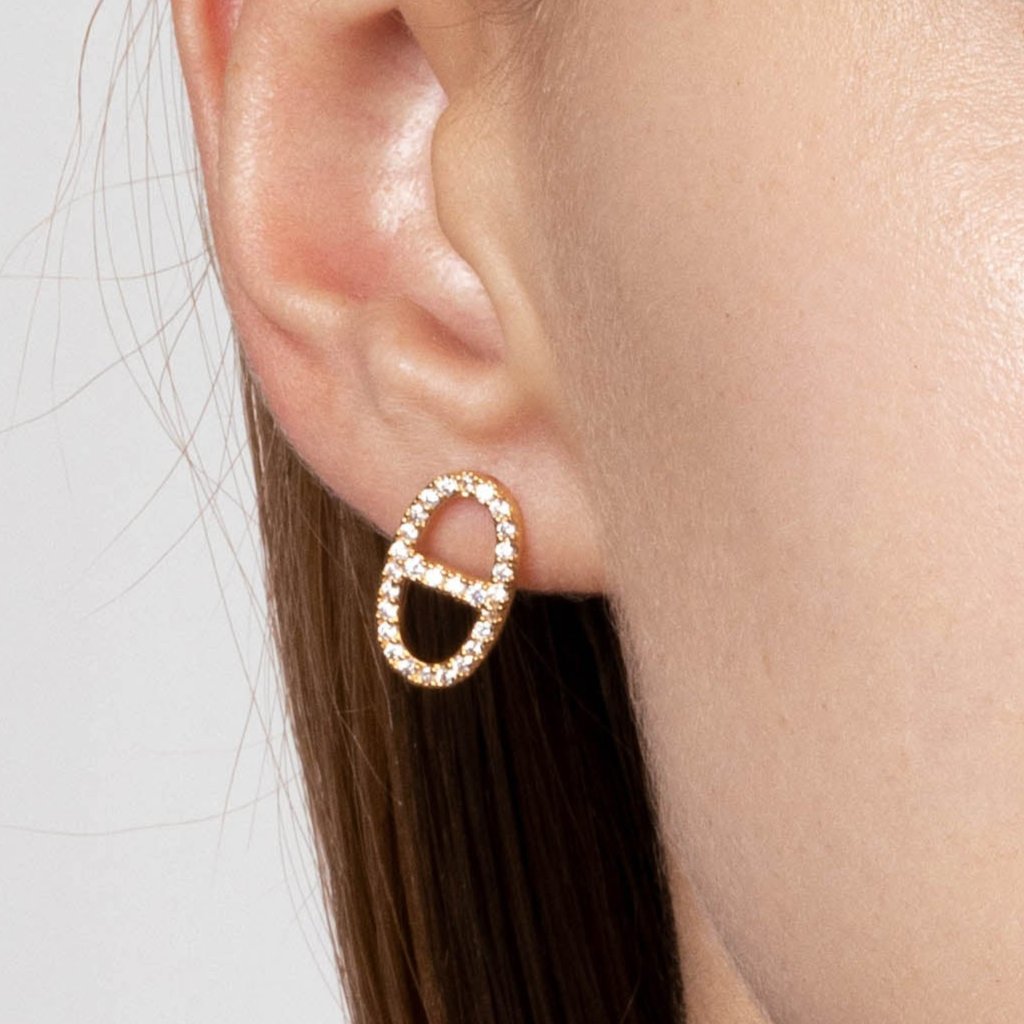 Lara & Ela | You're The Inspiration Gold Earrings - Lara & Ela
