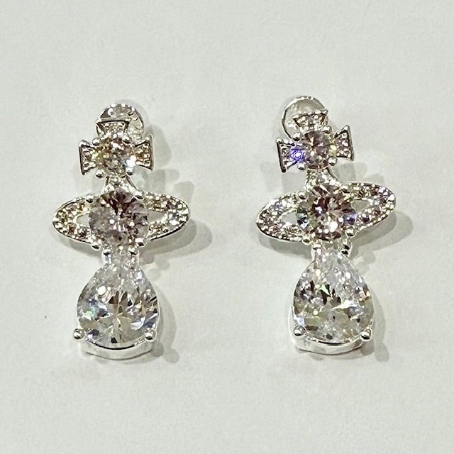 Lara & Ela | Zeta Silver Earrings - Lara & Ela