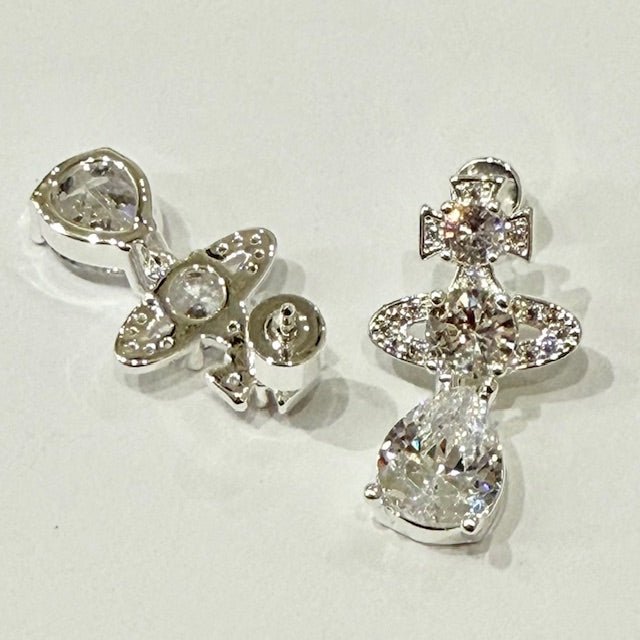 Lara & Ela | Zeta Silver Earrings - Lara & Ela