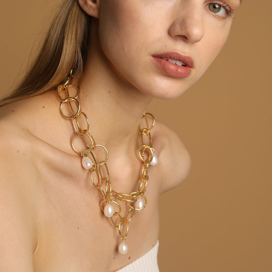 Lara & Ela | Audrey Gold Necklace - Lara & Ela