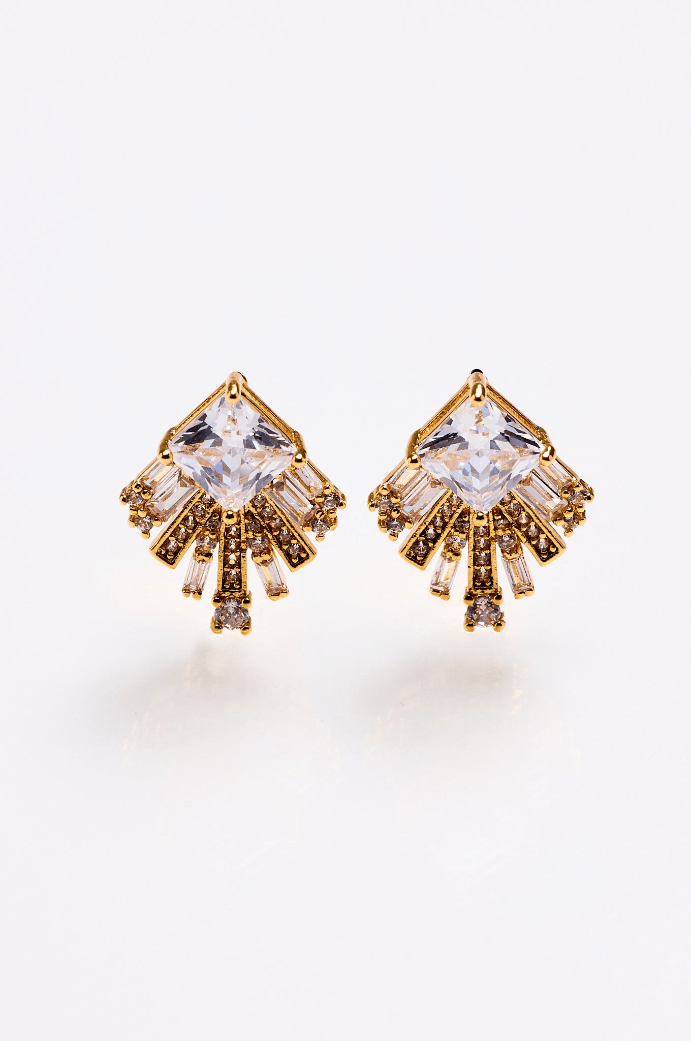 Lara & Ela I Olympia Gold Earrings - Lara & Ela