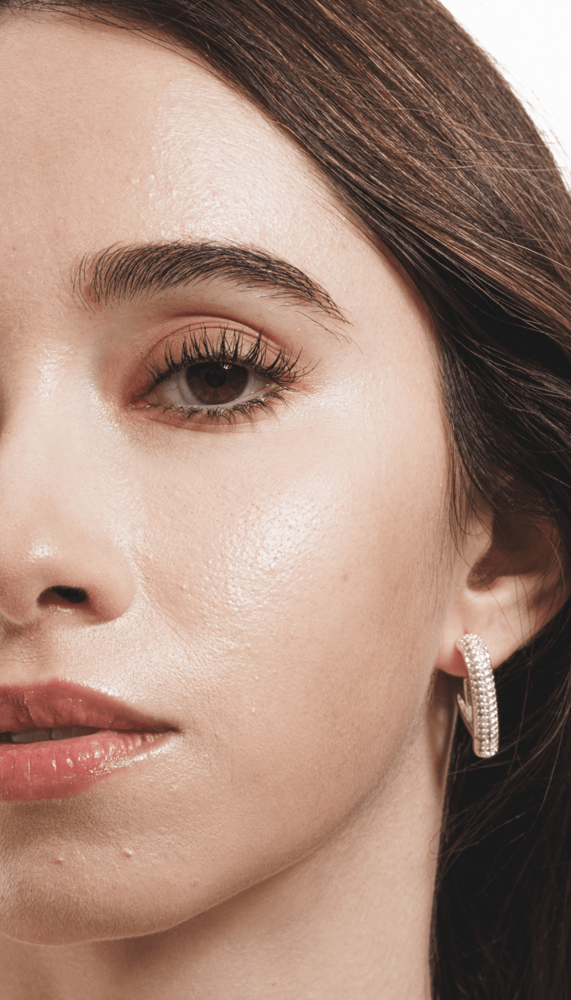 Lara & Ela | Love You To The Moon And Back Silver Earrings - Lara & Ela