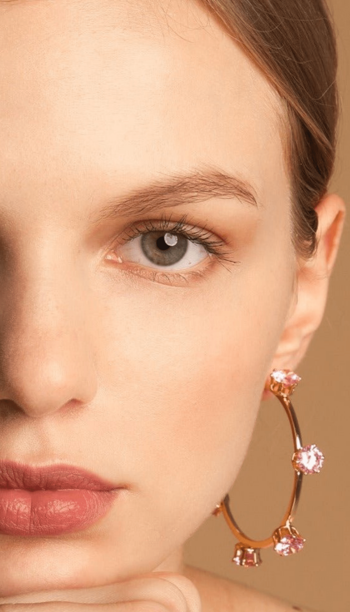 Lara & Ela | Ela Blossom Pink Gold Earrings - Lara & Ela
