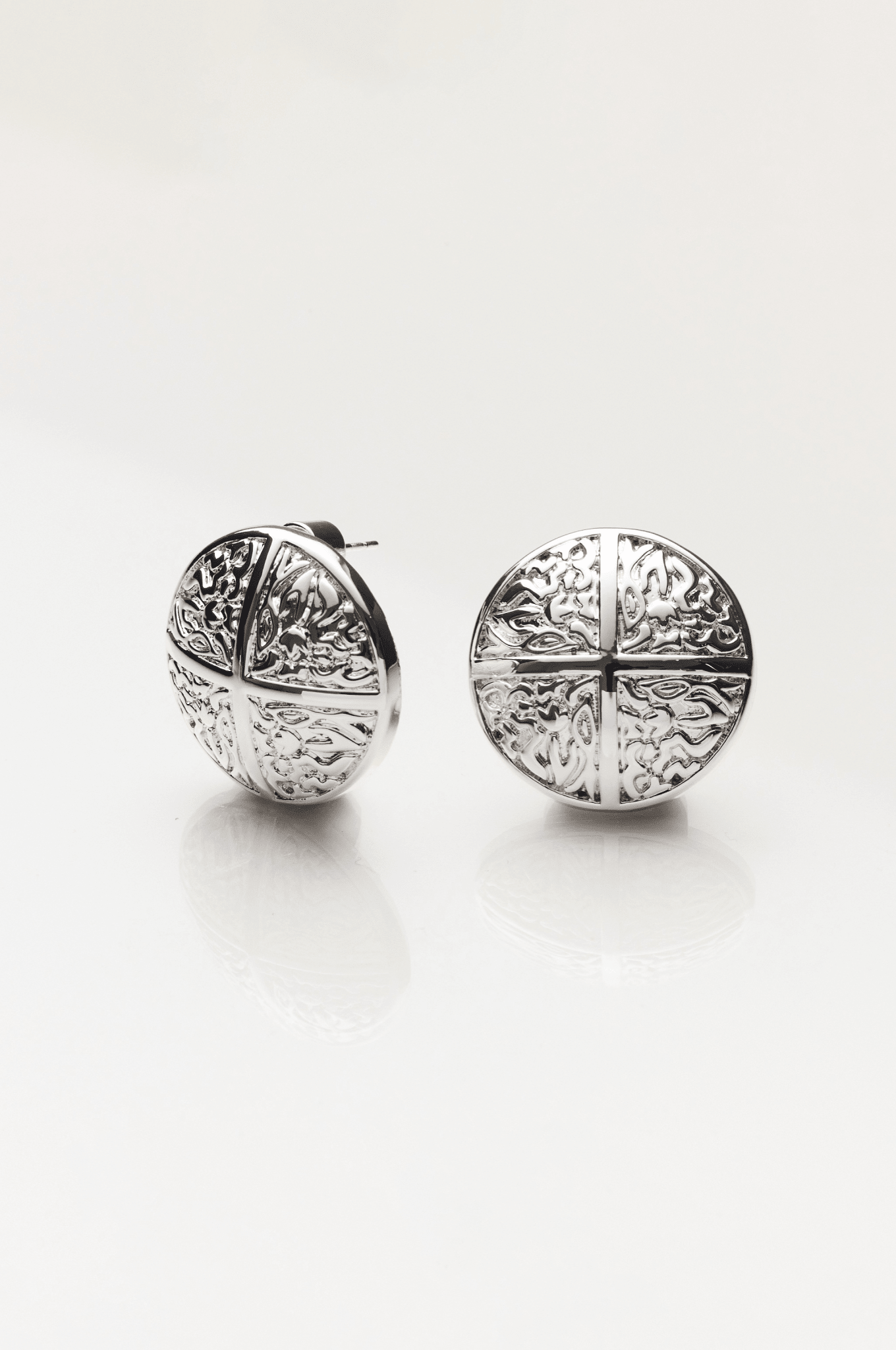 Lara & Ela | The Name of The Rose Silver Earrings - Lara & Ela