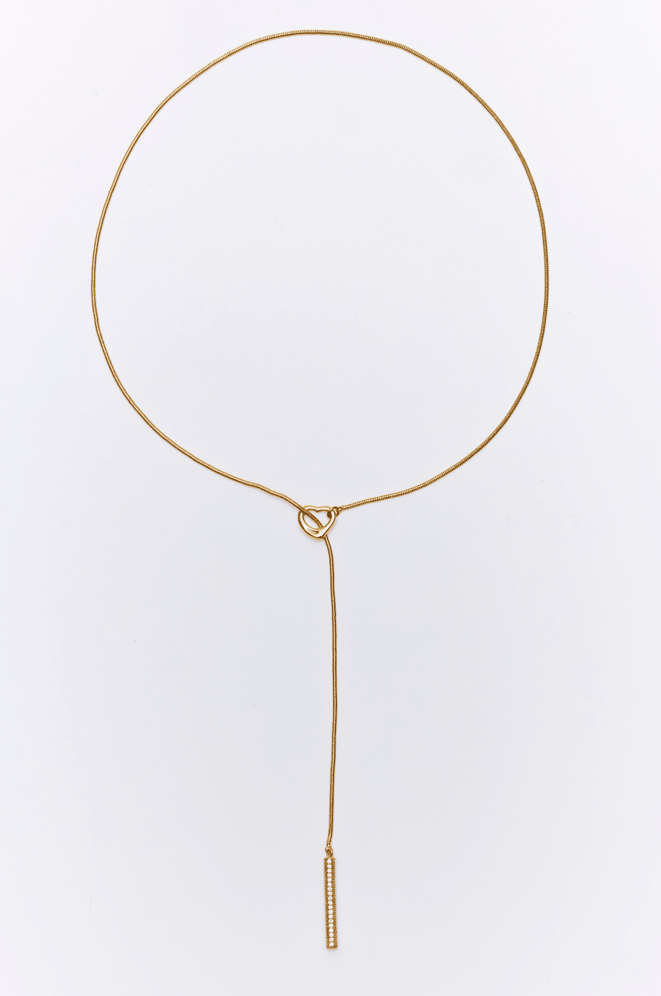 Lara & Ela | Follow Your Heart Gold Necklace - Lara & Ela
