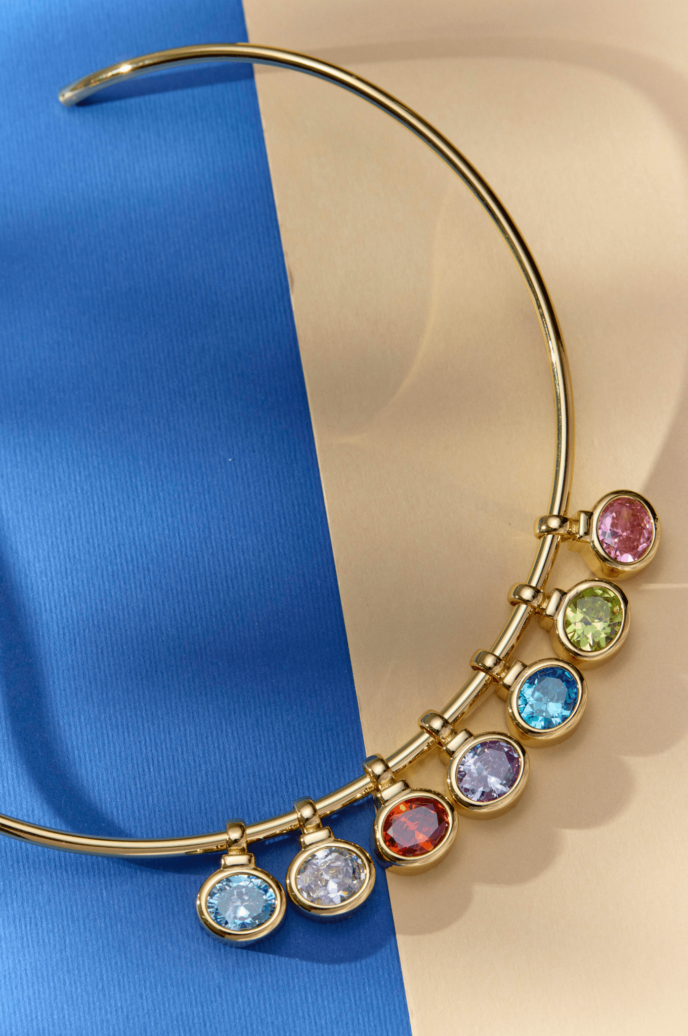 Lara & Ela | East - West Bezel Birthstone Pendant - Lara & Ela
