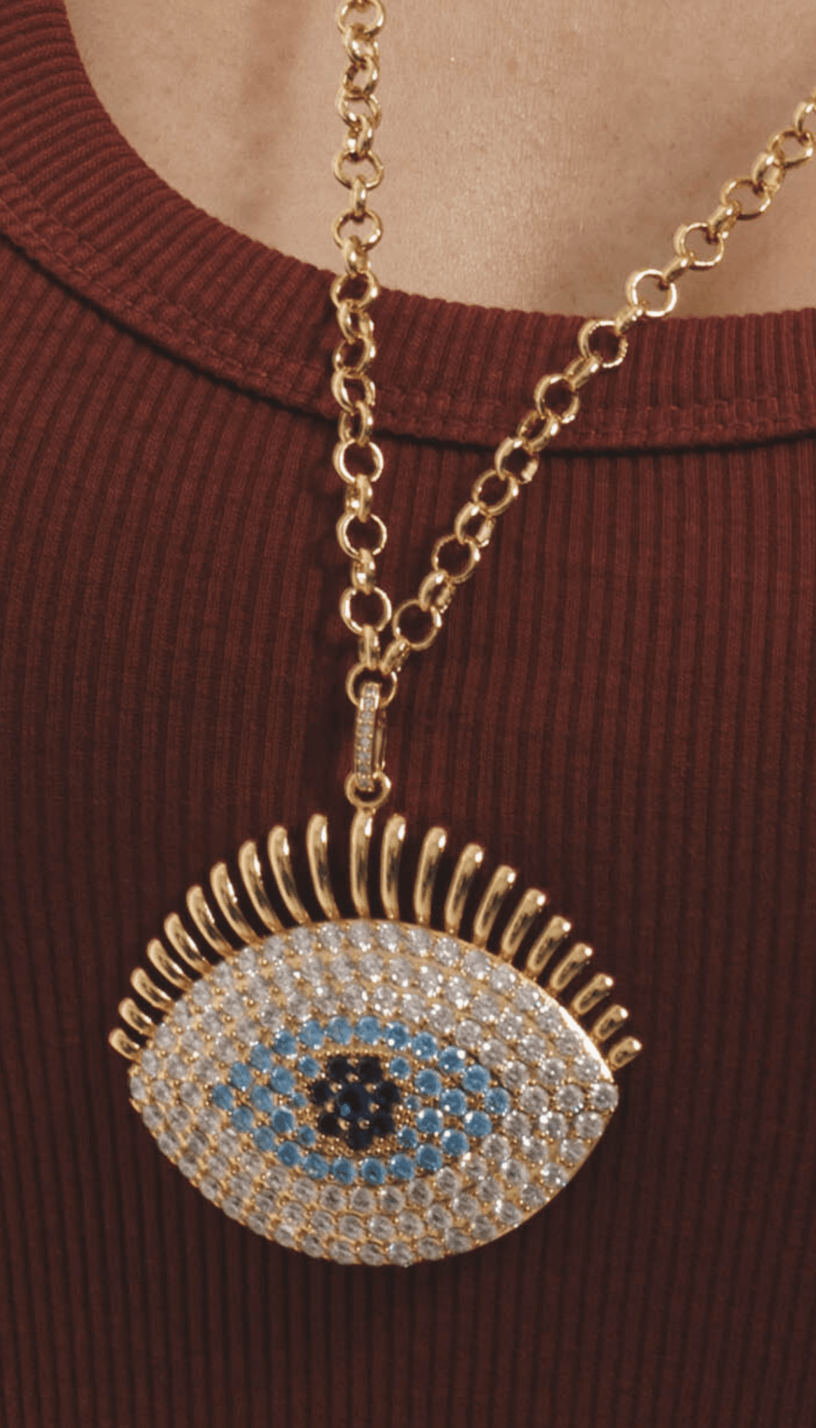 Lara & Ela | Nefertiti Gold Necklace - Lara & Ela