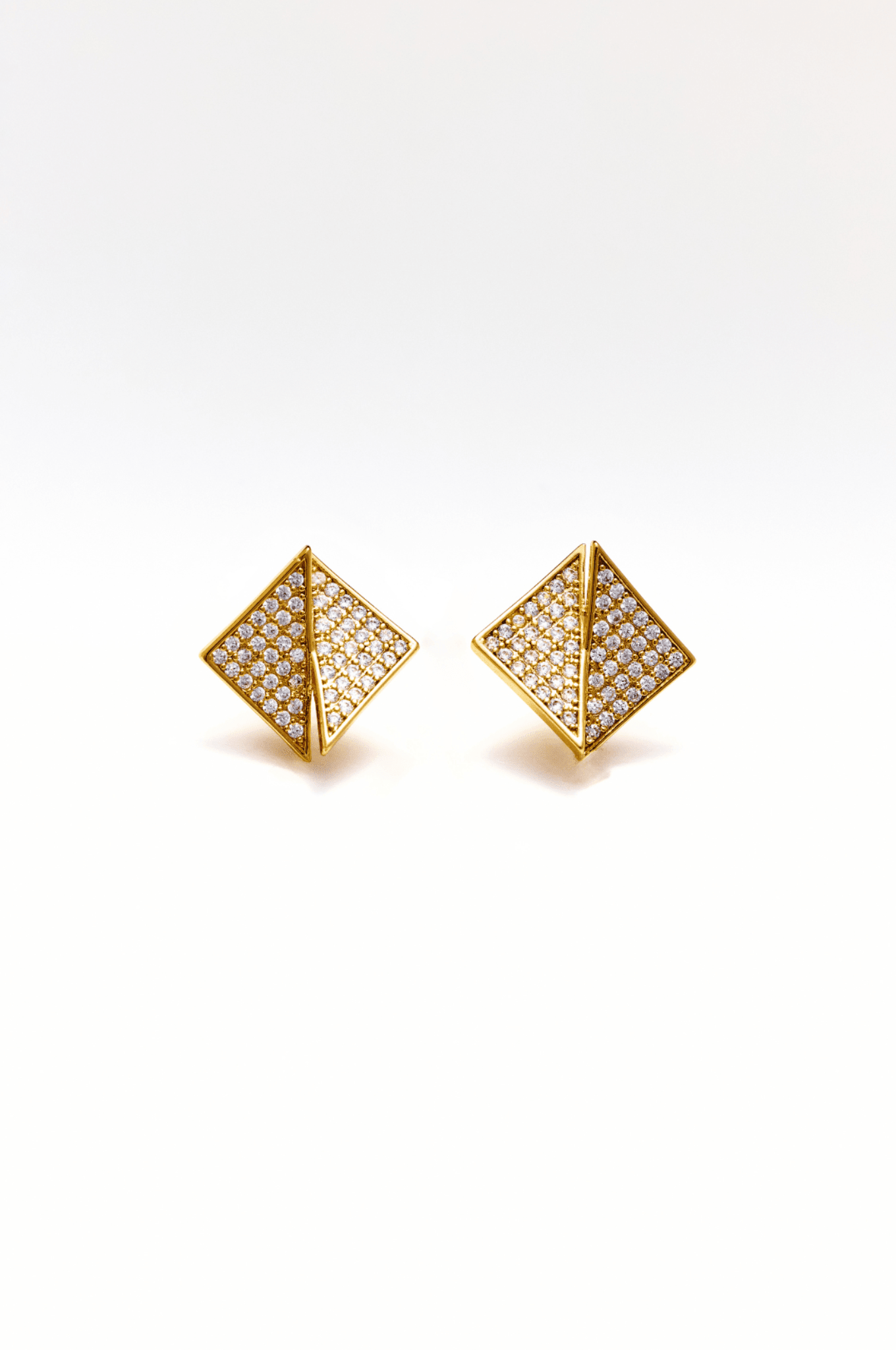 Lara & Ela | Pyramid Rising Earrings - Lara & Ela