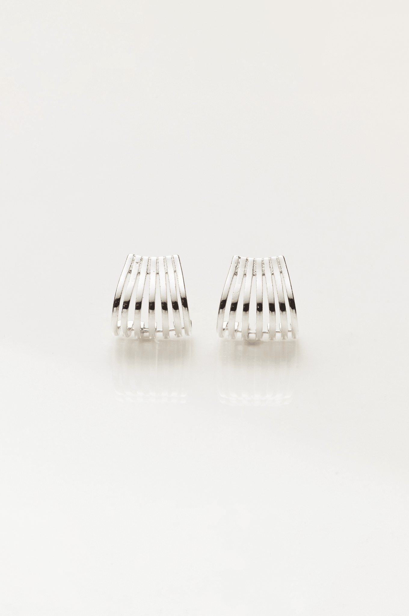 Lara & Ela | Martini Hour With Your Boss Silver Earrings - Lara & Ela