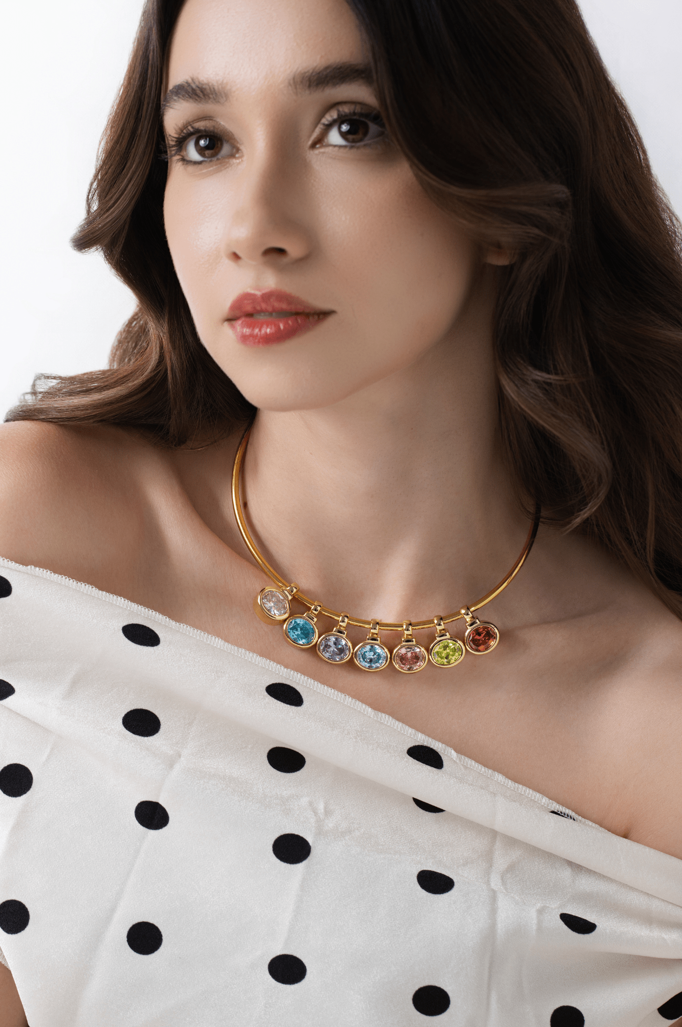 Lara & Ela | East-West Bezel Birthstone Pendant - Lara & Ela