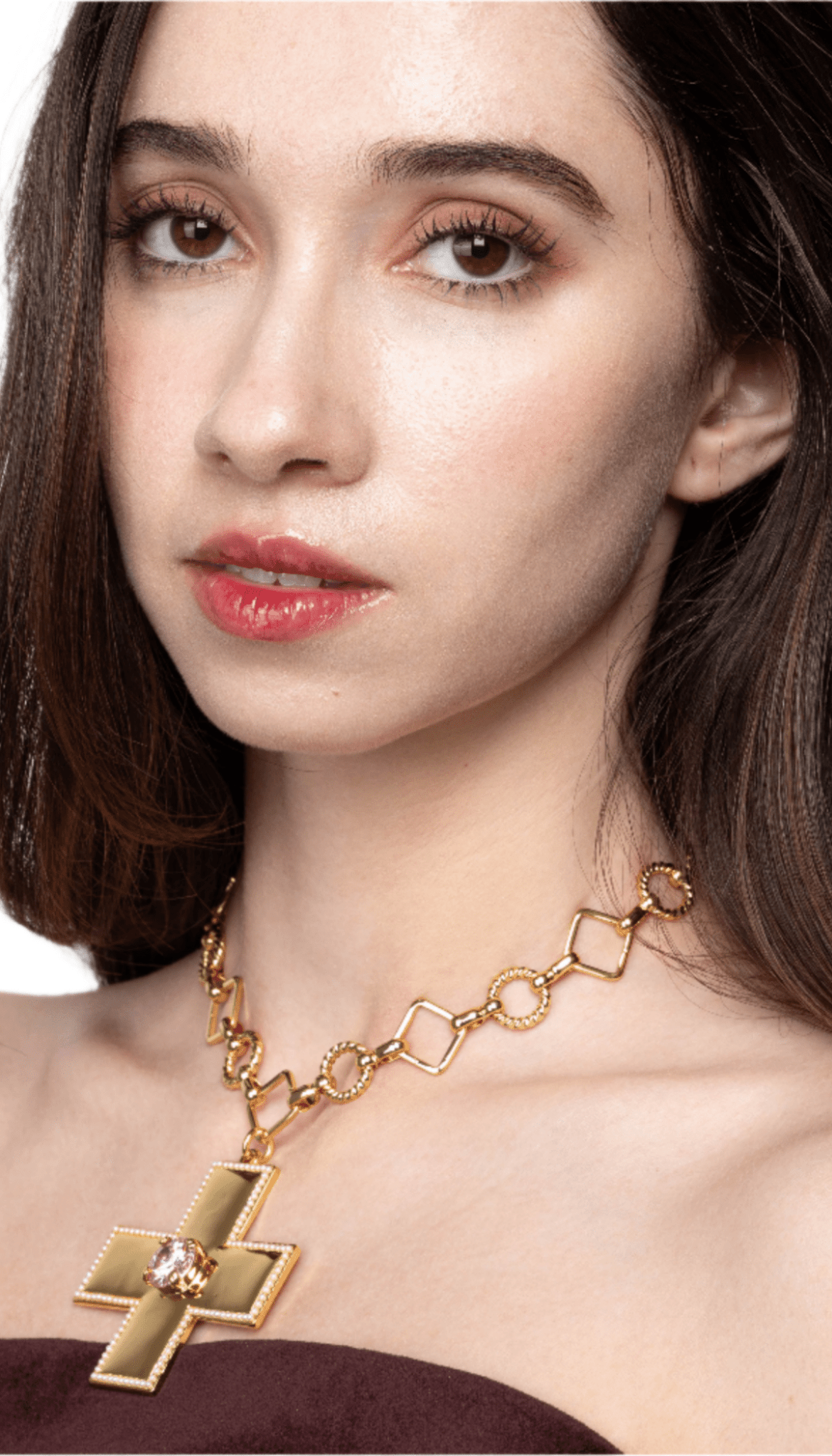 Lara & Ela | Victoria Blossom Pink Gold Necklace - Lara & Ela