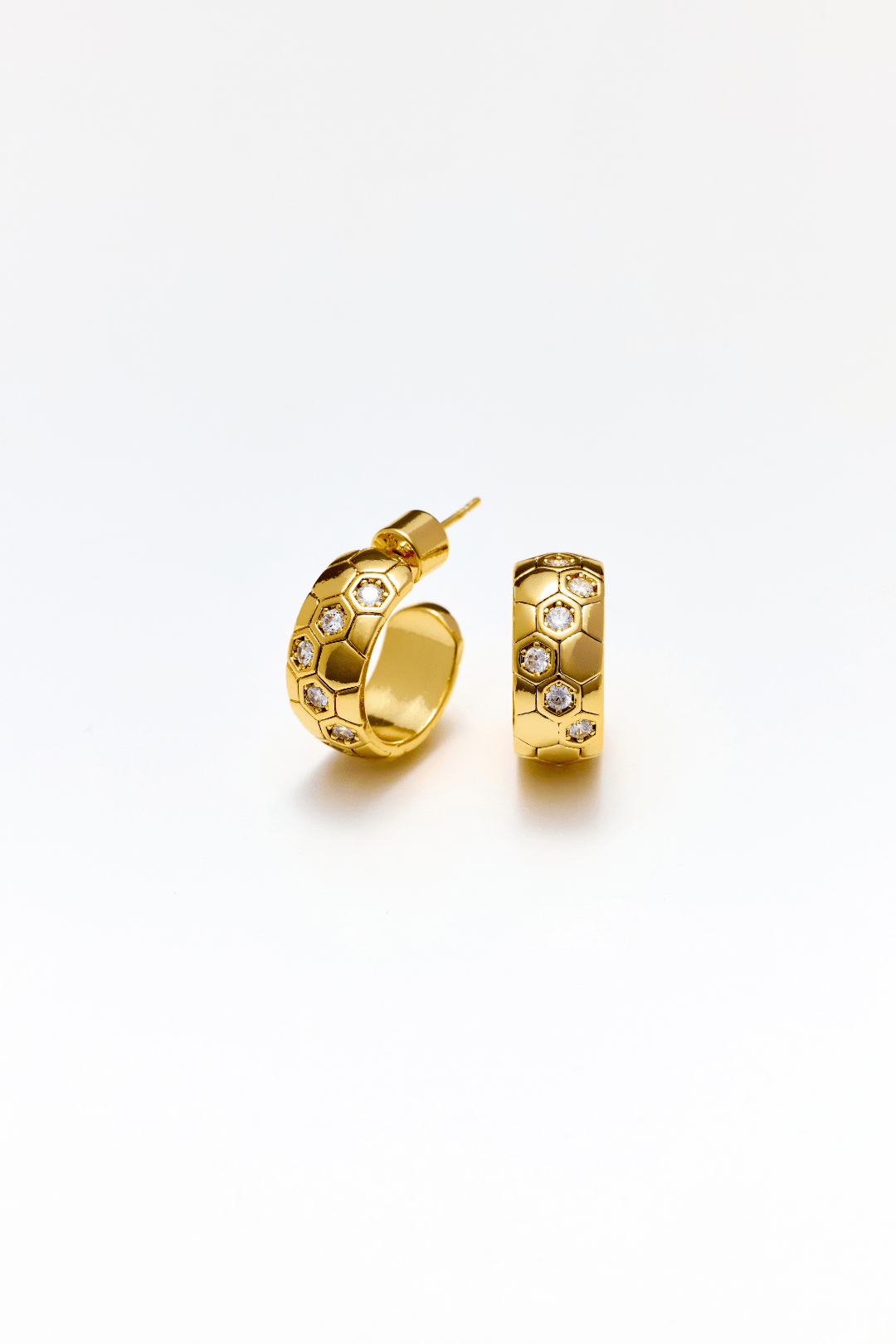 Lara & Ela | Crystal Ball Earrings - Lara & Ela
