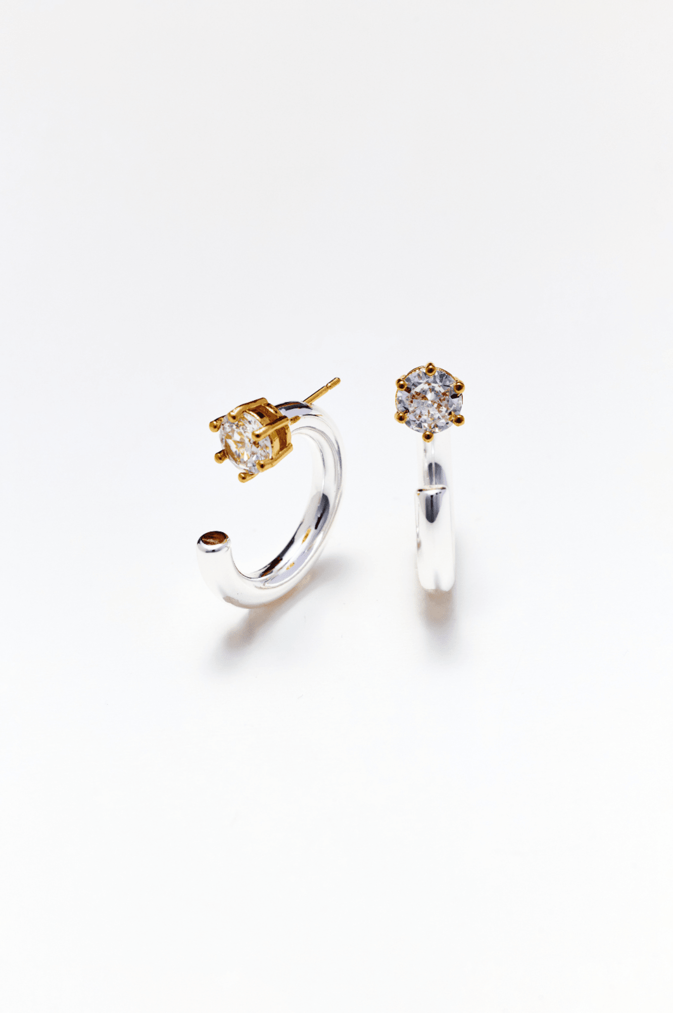 Lara & Ela I Just The Two Of Us Silver Earrings - Lara & Ela