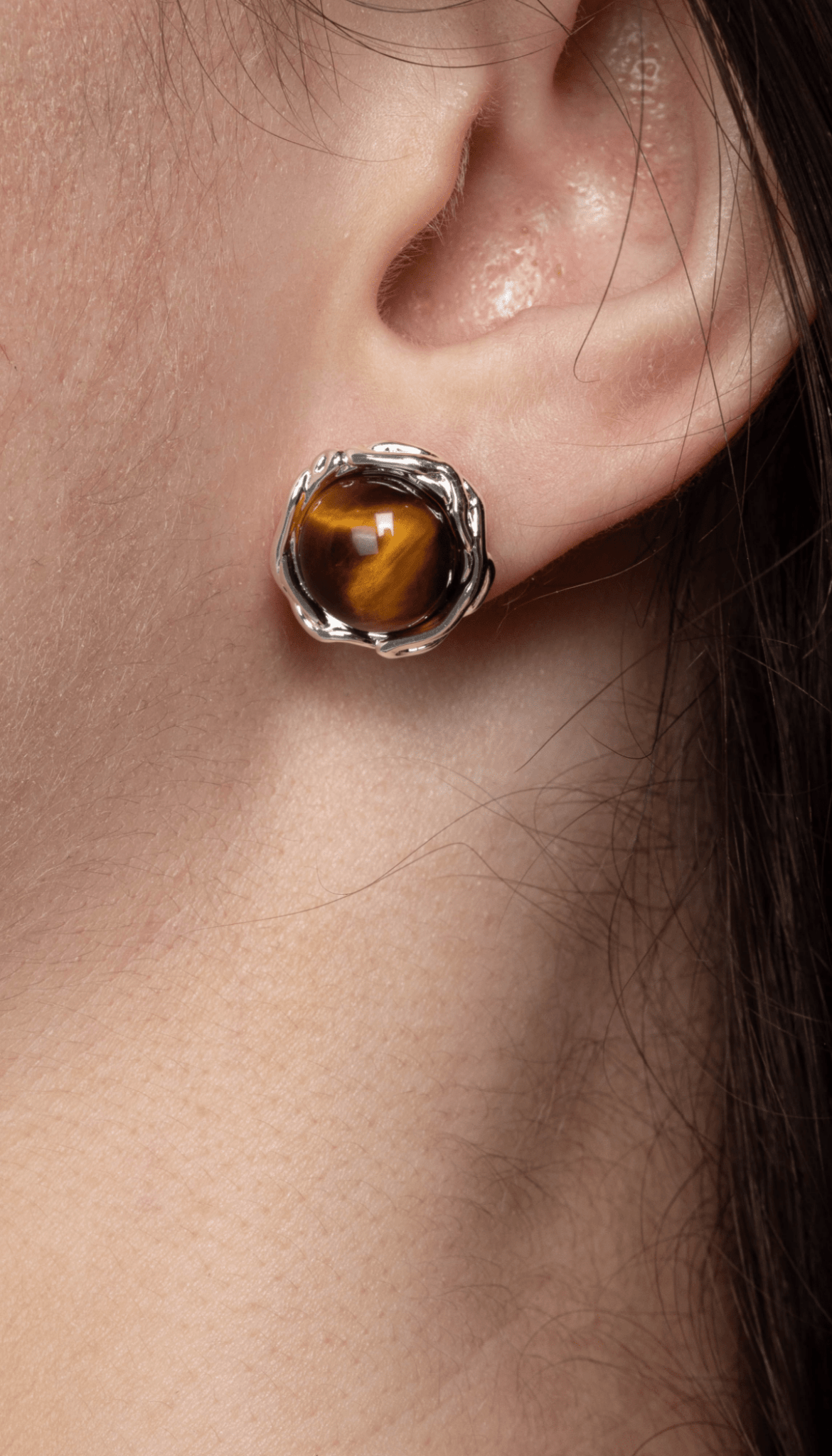 Lara & Ela | Cat And Heath Silver Earrings - Lara & Ela