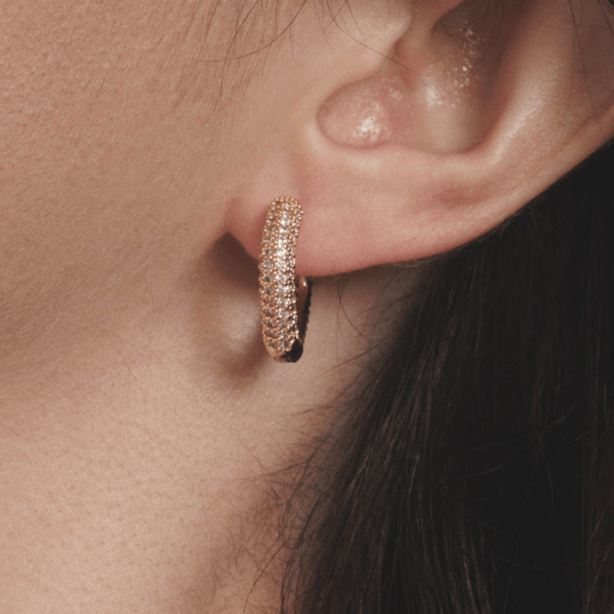Lara & Ela I You Make Me Feel Brand New Gold Earrings - Lara & Ela