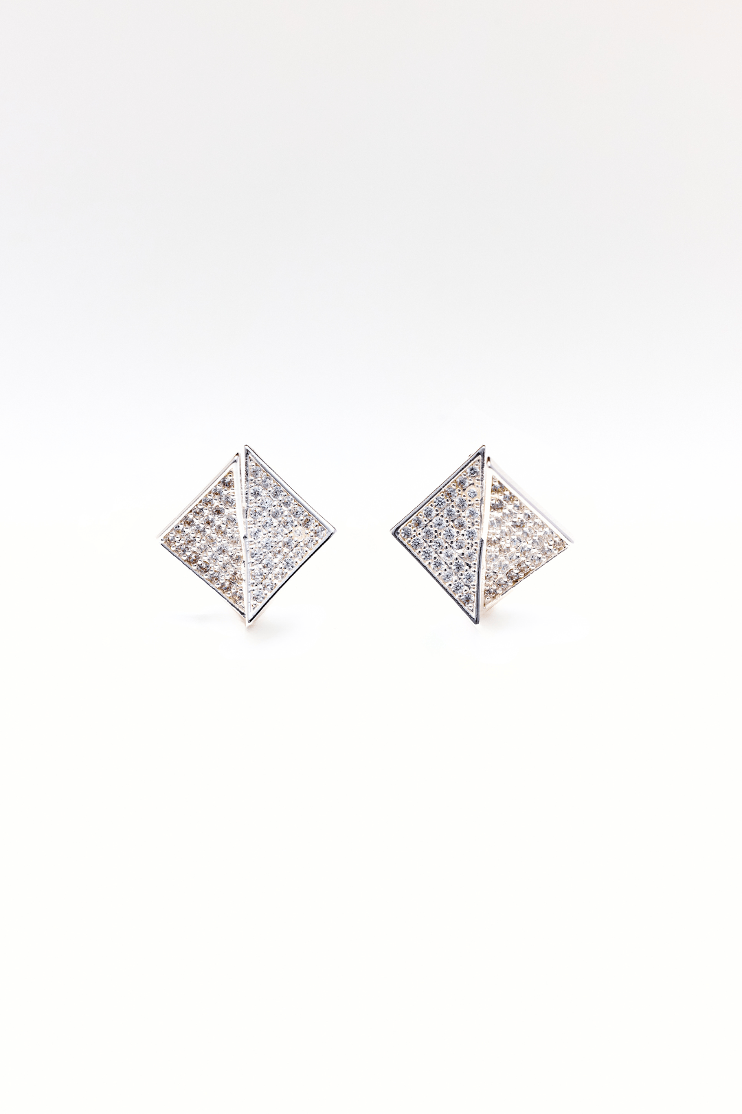 Lara & Ela | Pyramid Rising Earrings - Lara & Ela