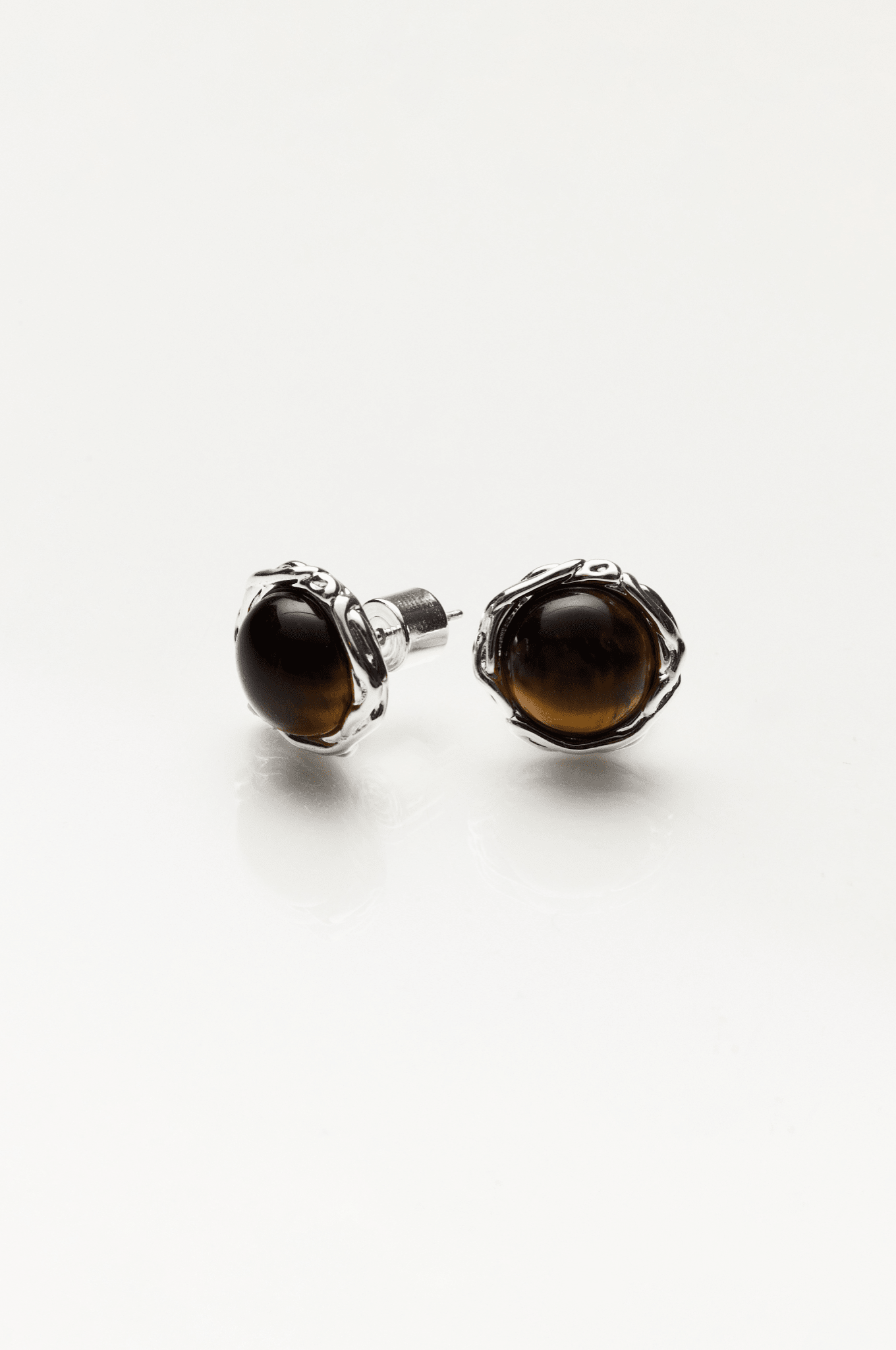 Lara & Ela | Cat And Heath Silver Earrings - Lara & Ela
