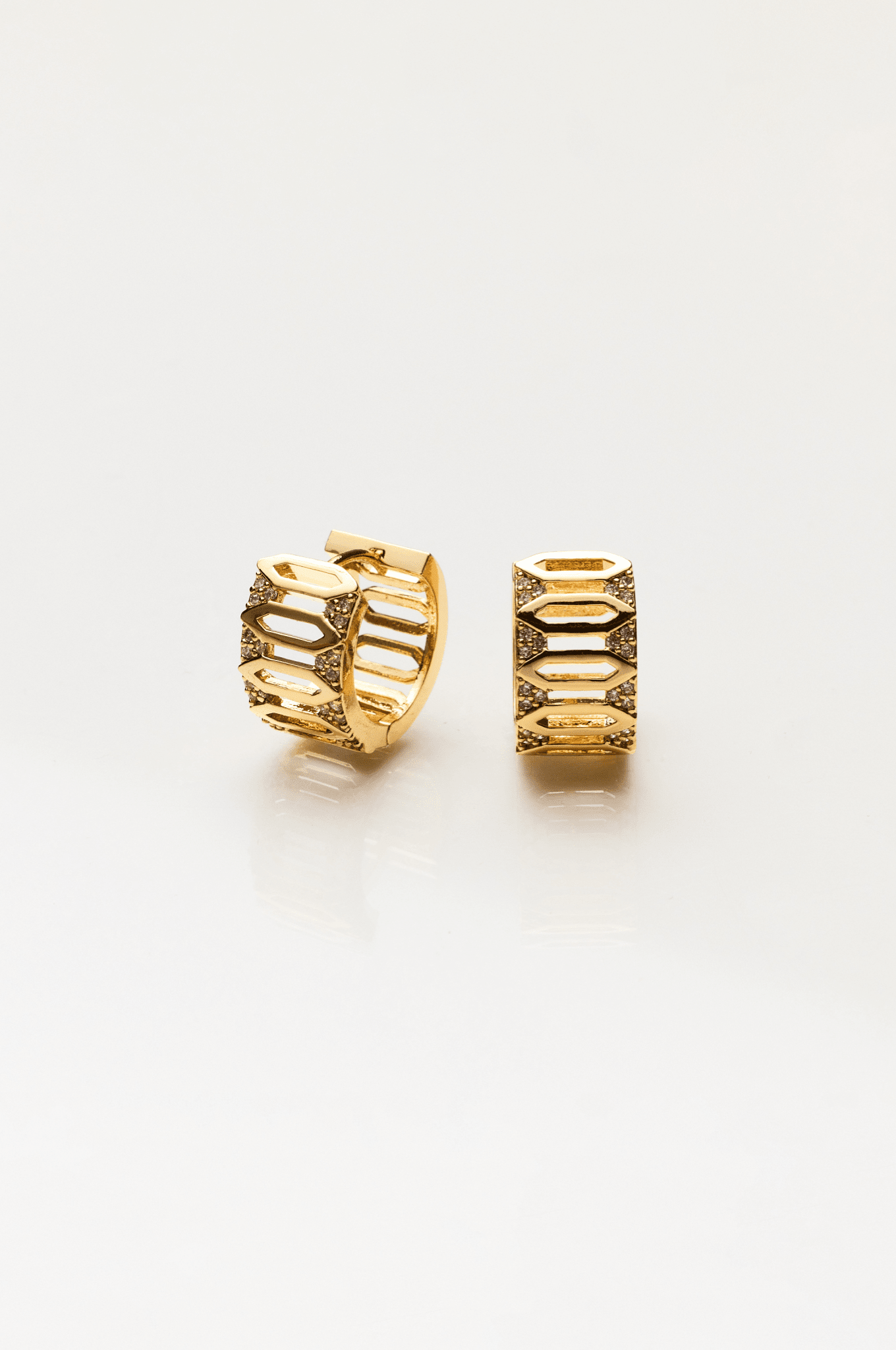 Lara & Ela I Ring Of Fire Earrings - Lara & Ela