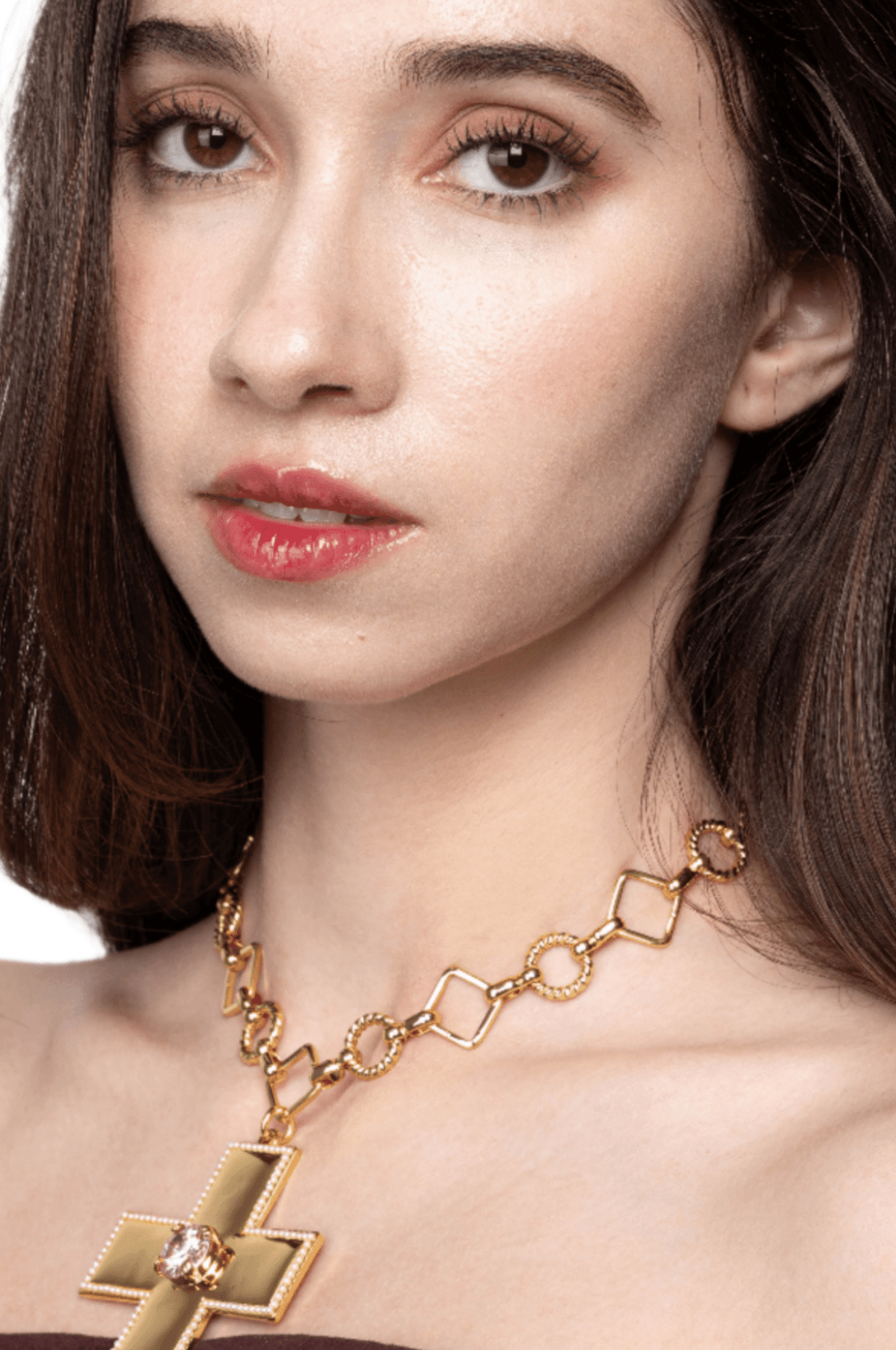 Lara & Ela | Victoria Blossom Pink Gold Necklace - Lara & Ela