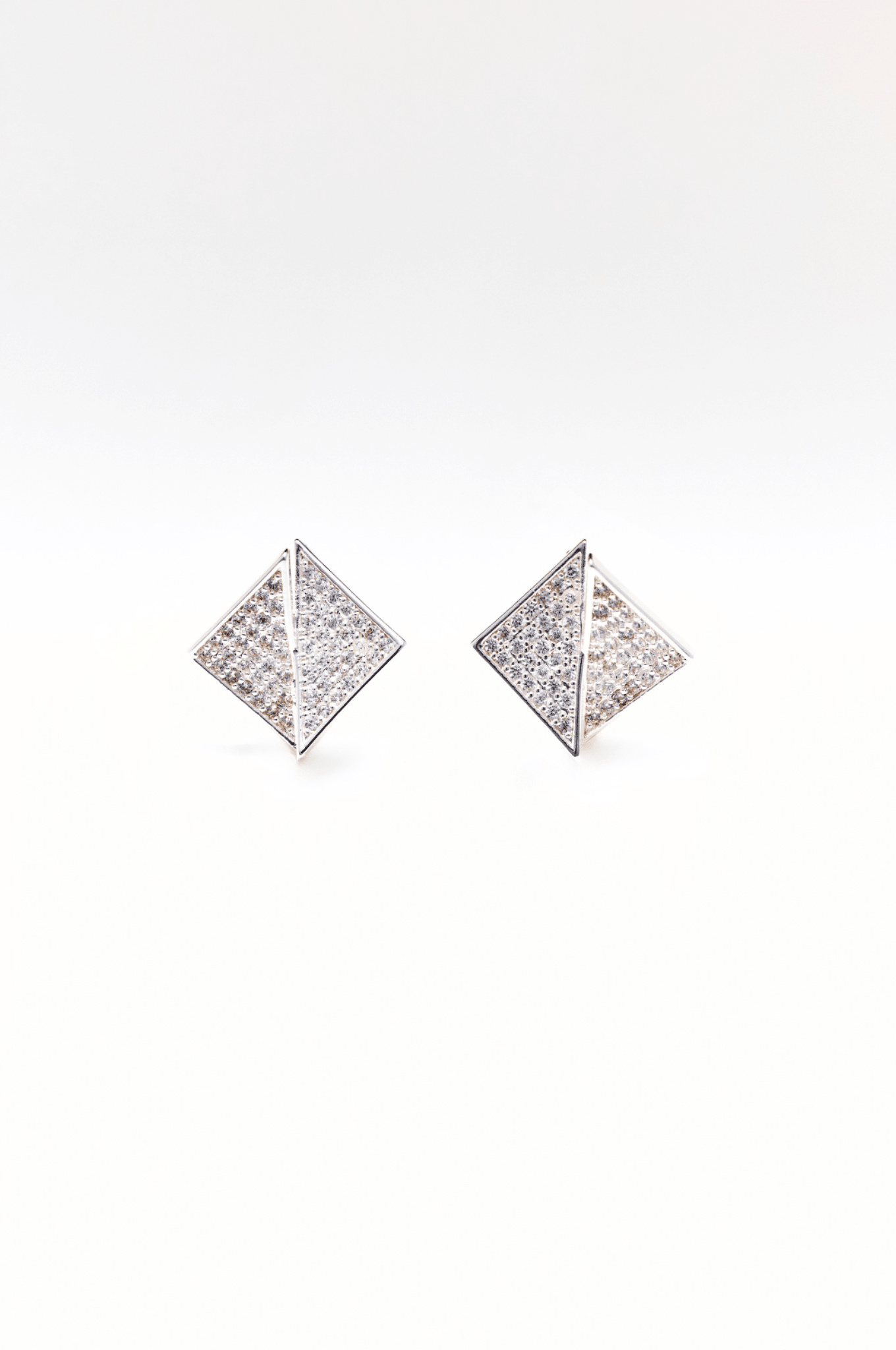 Lara & Ela | Pyramid Rising Earrings - Lara & Ela