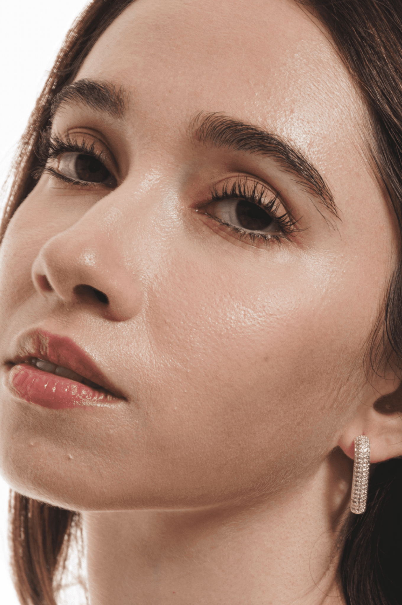 Lara & Ela | Love You To The Moon And Back Silver Earrings - Lara & Ela